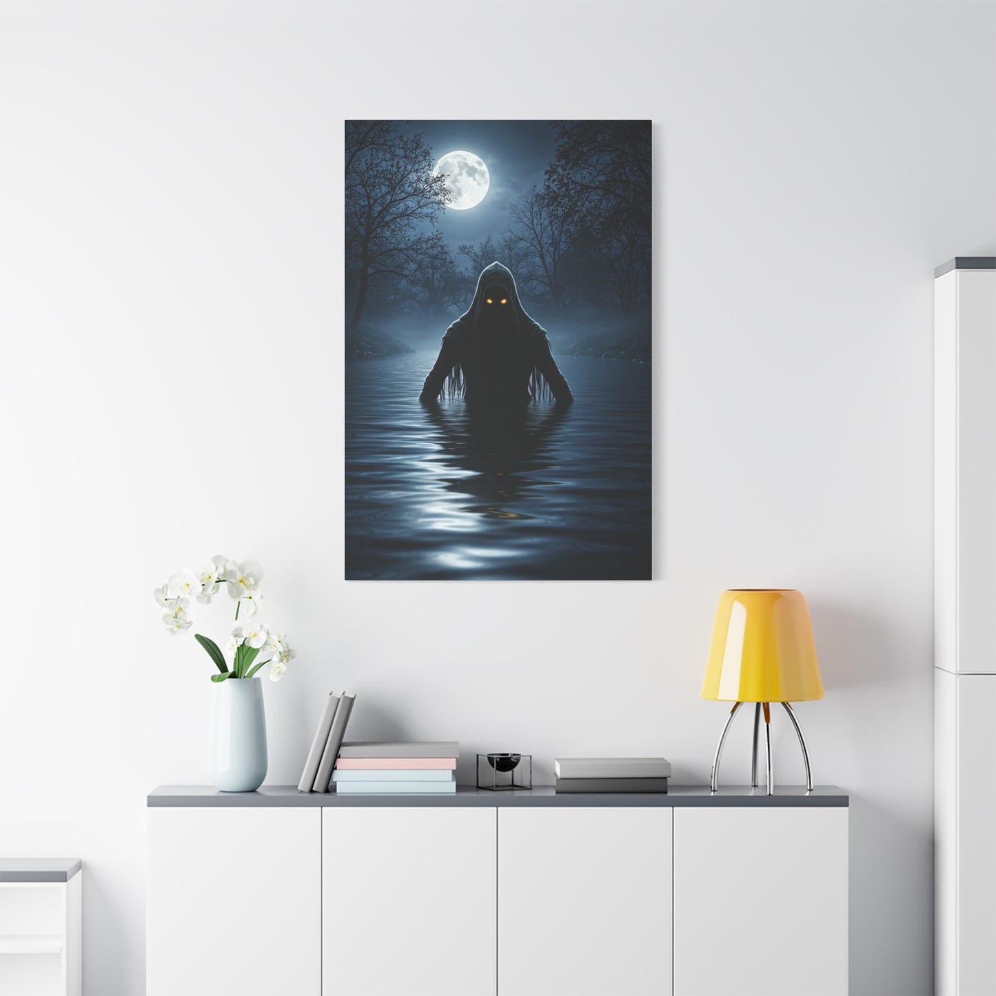 Moonlit Shadow Entity Wall Art & Canvas Prints