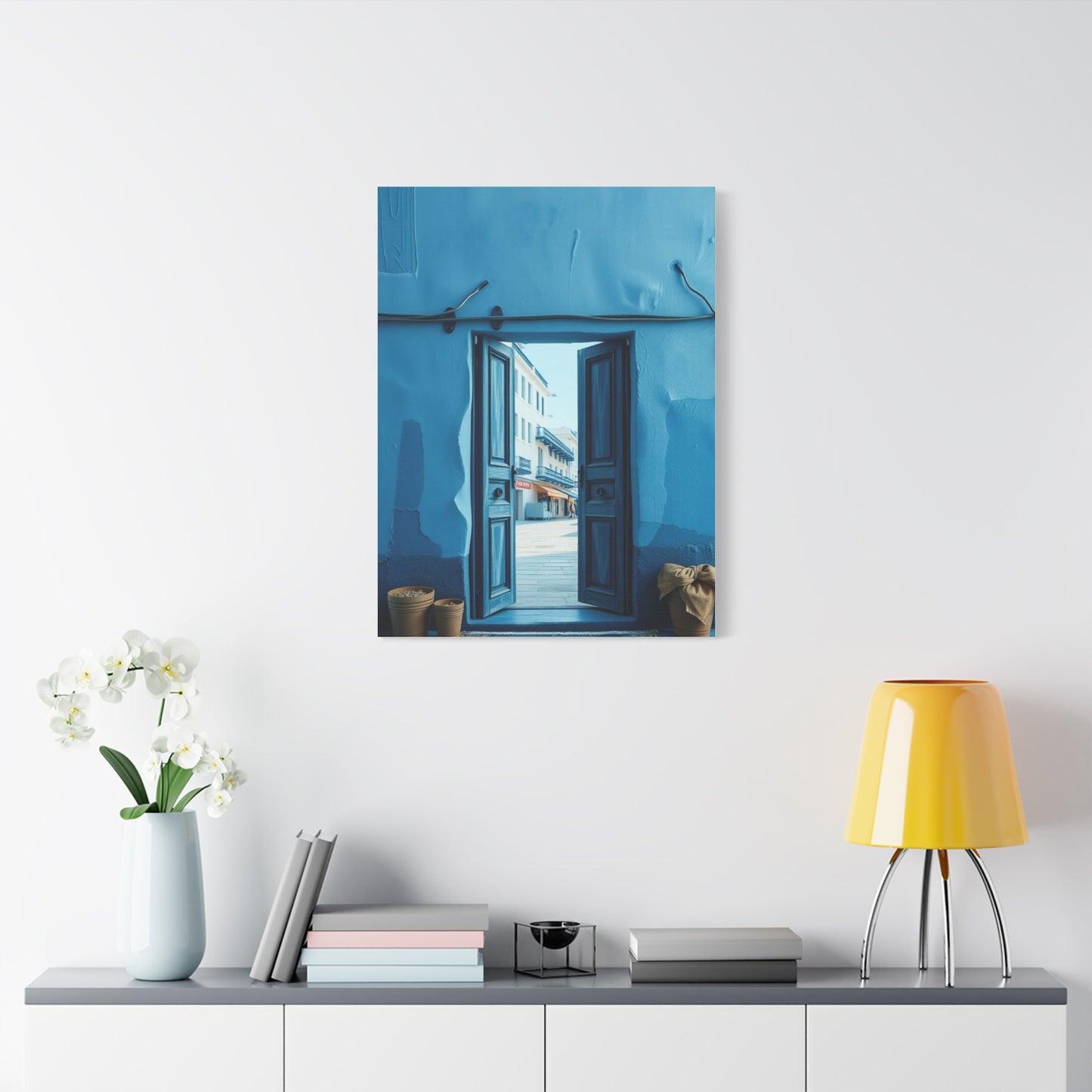 Blue and White Art Supreme Gallery Wall Art & Canvas Print