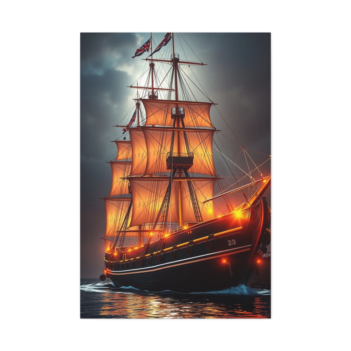 Vision Ship Art Art Wall Art & Canvas Print