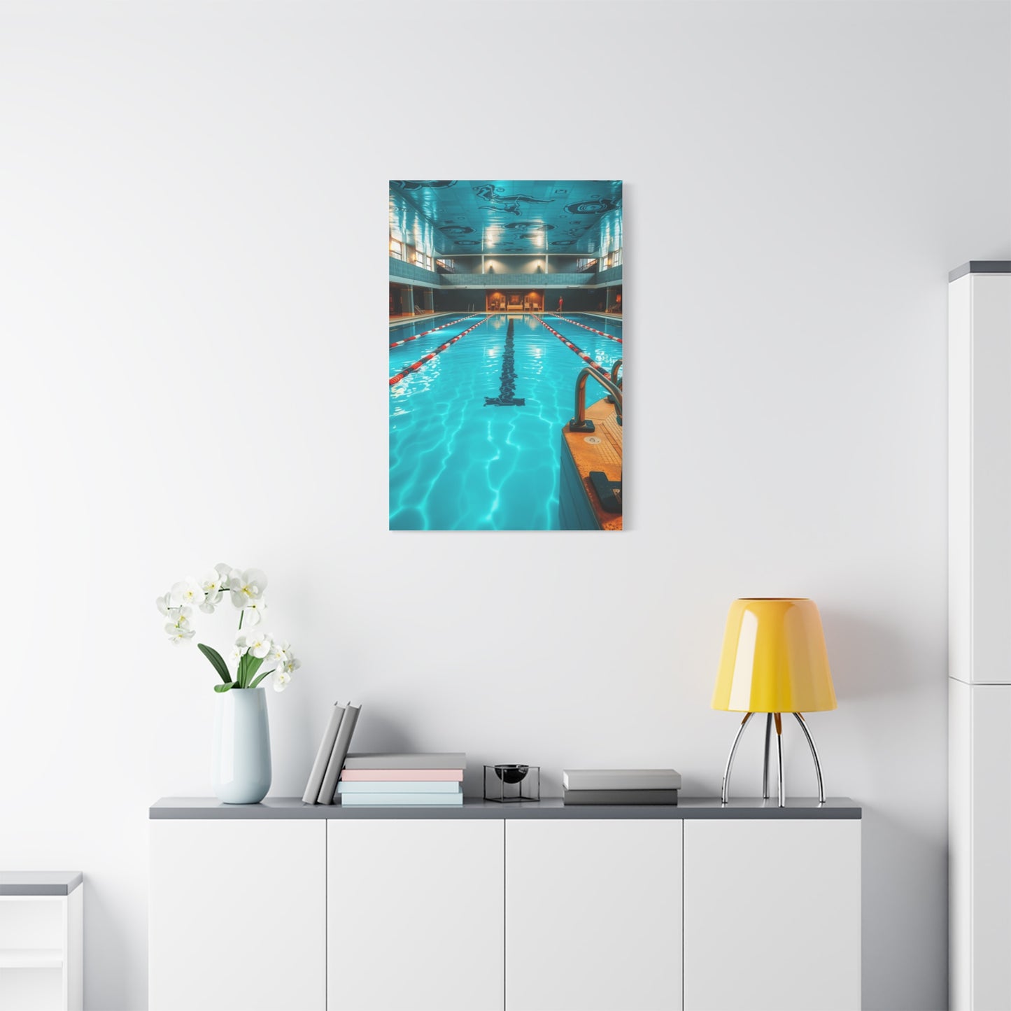 Vision Swimming Pool Art Art Wall Art & Canvas Print
