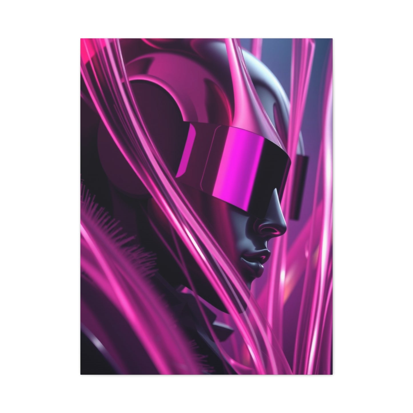 Masterpiece Black & Pink Art Vision Wall Art & Canvas Print