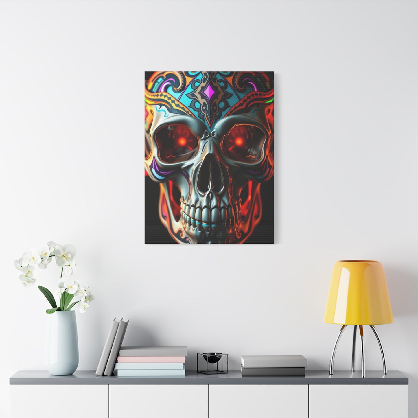Hypnotic Bone Reverberation Wall Art & Canvas Print
