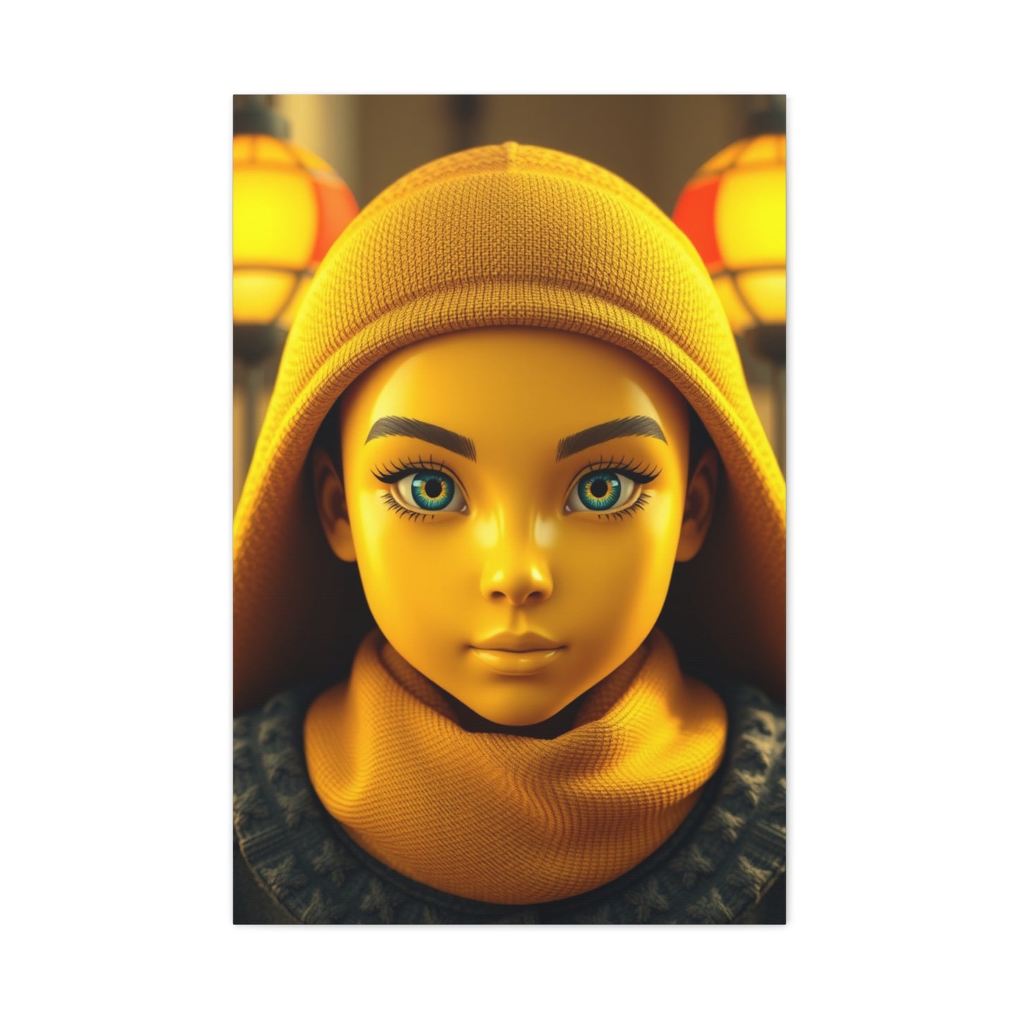 Radiant Ochre Tableau Wall Art & Canvas Print