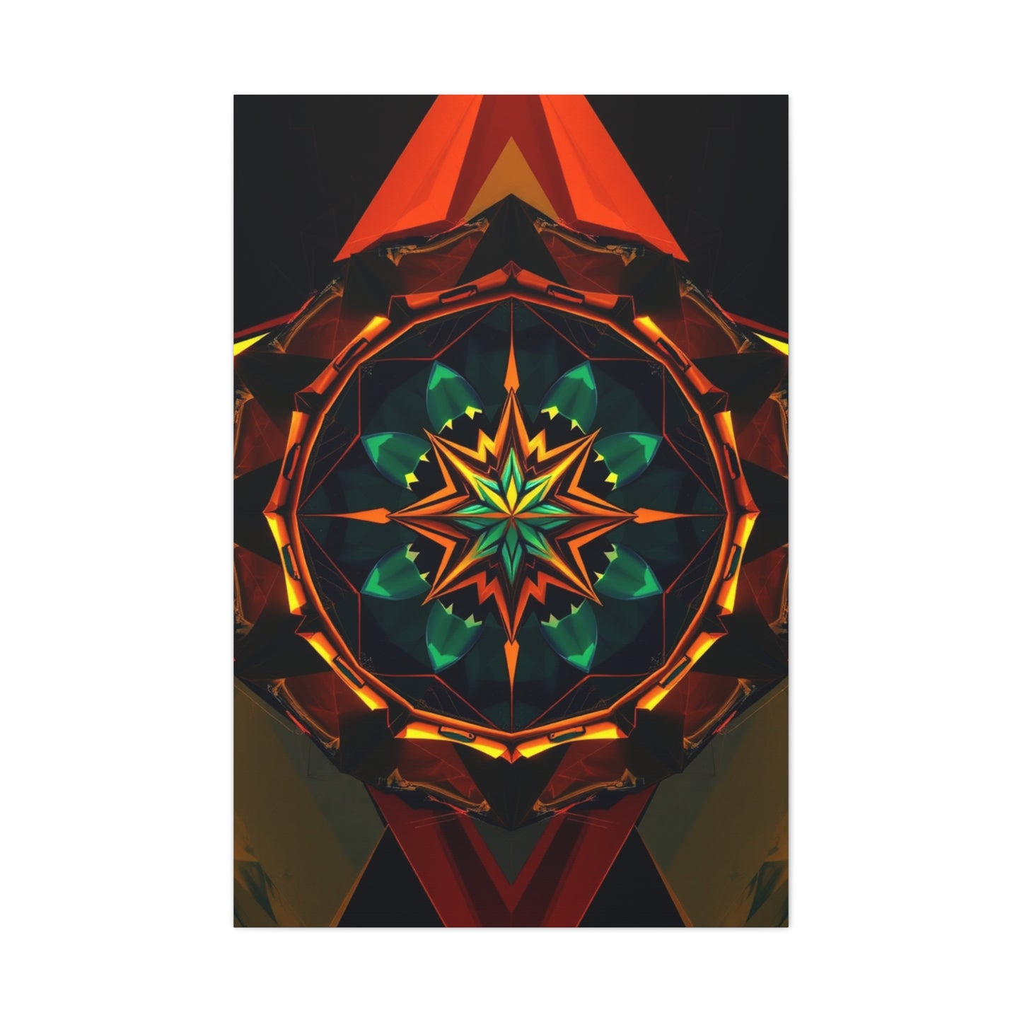 Infinite Geometric Canvas Wall Art & Canvas Print