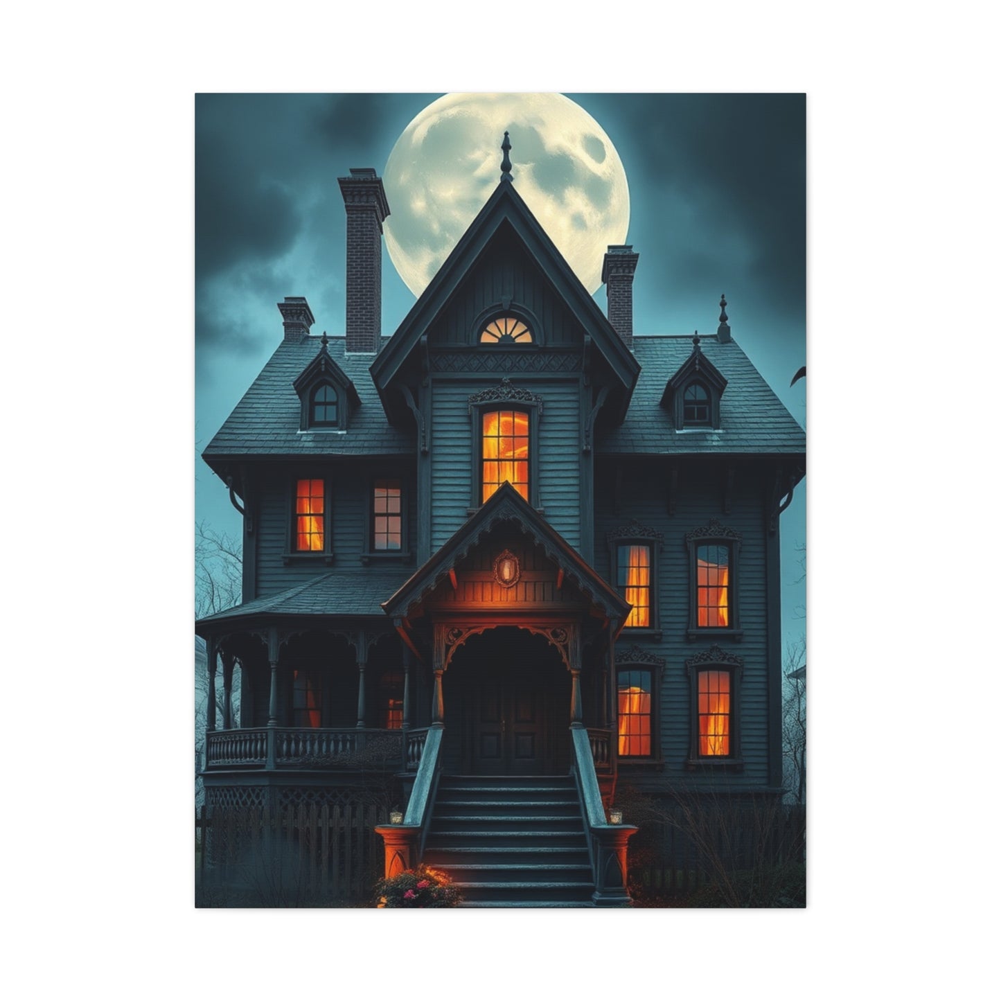 Supreme Haunted House Art Collection Wall Art & Canvas Print