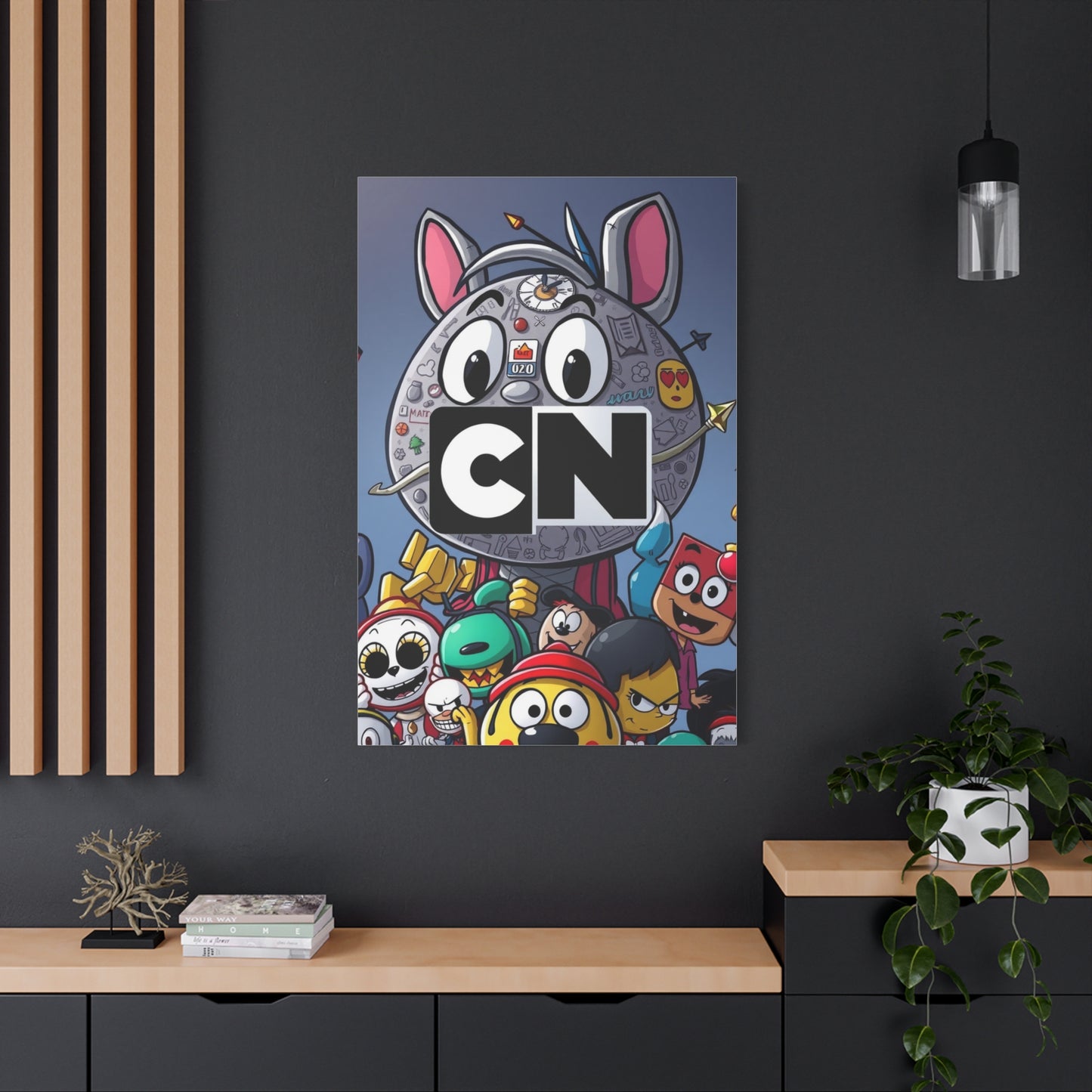 Whimsical Animation Tapestry Wall Art & Canvas Print