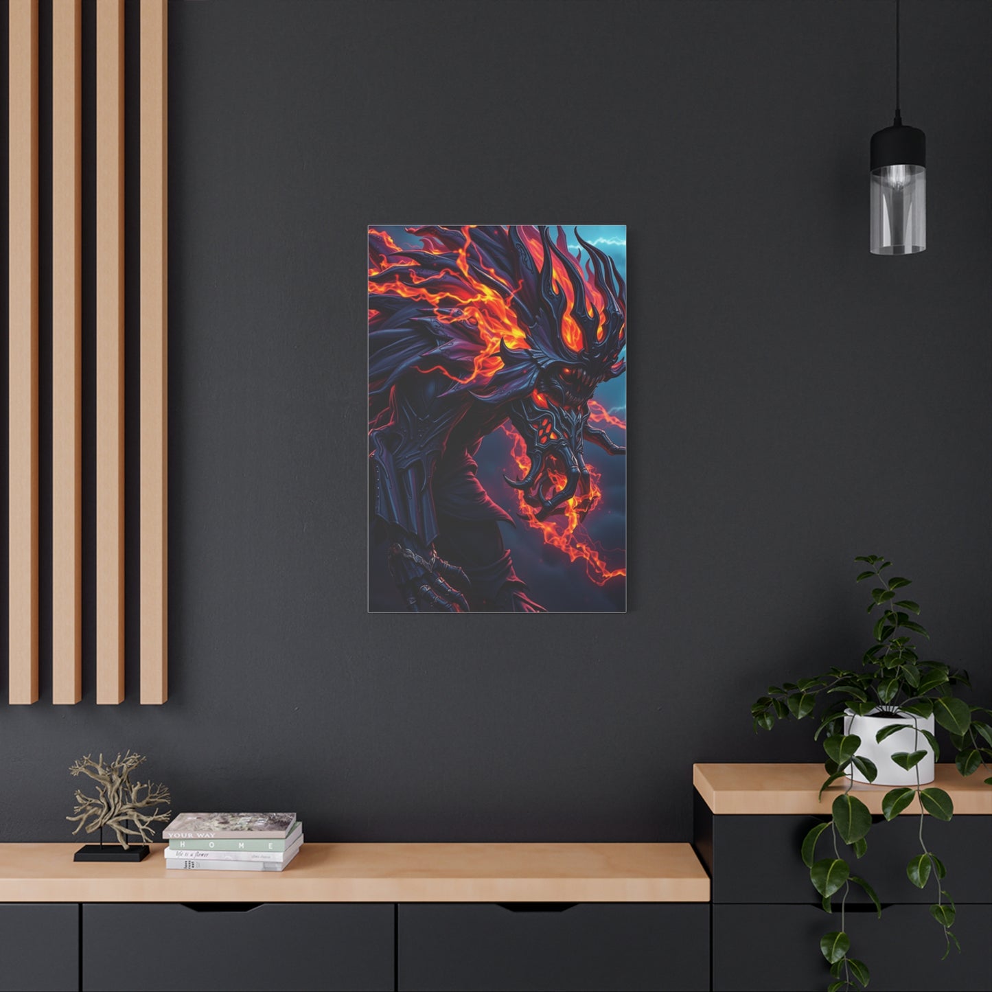 Ebon Thunder Reverie Wall Art & Canvas Print