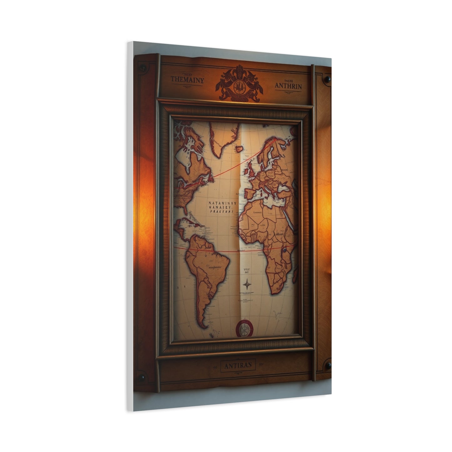 Antique Maps Art Luxury Canvas Wall Art & Canvas Print