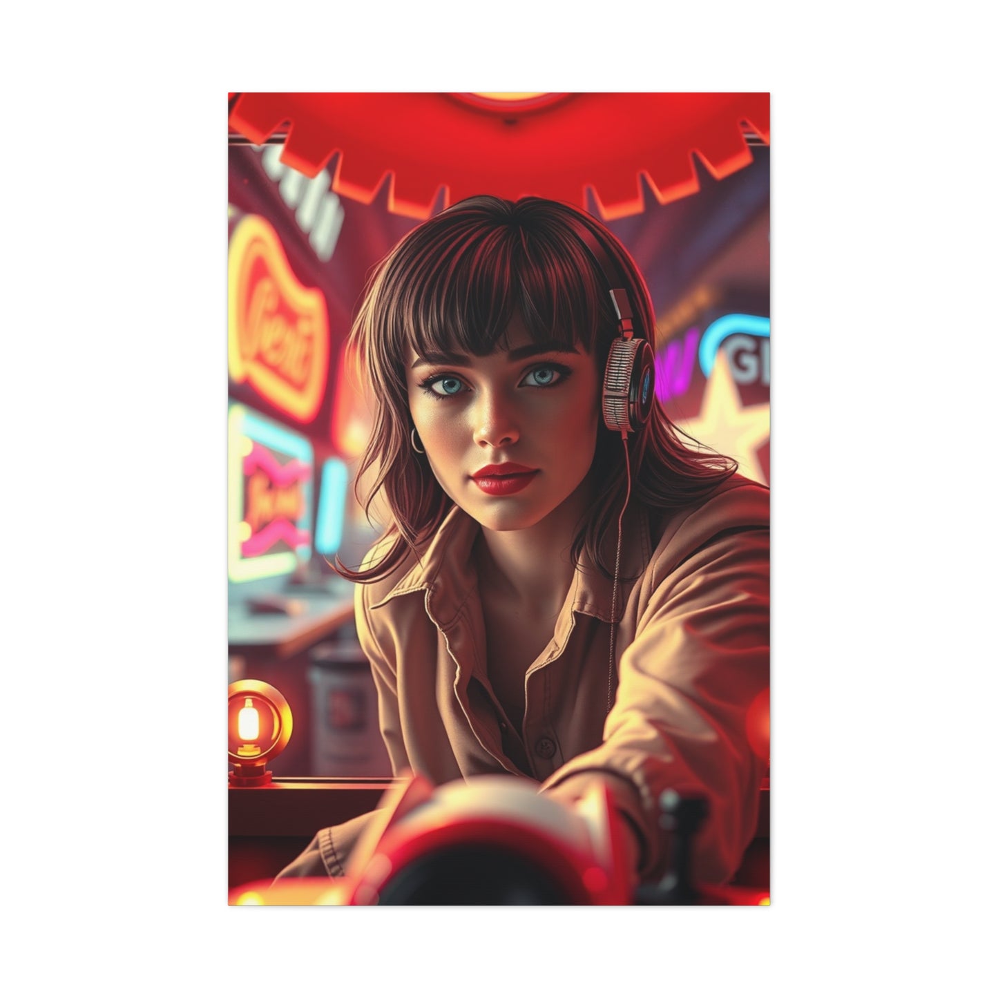 Vision 70’s Nostalgia Art Art Wall Art & Canvas Print