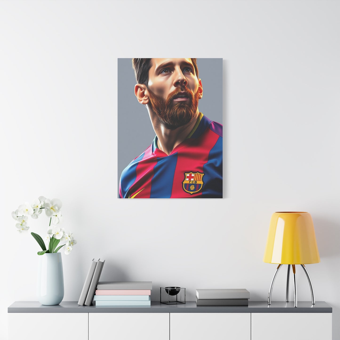 Lionel Messi: Canvas of Elegance Wall Art & Canvas Print