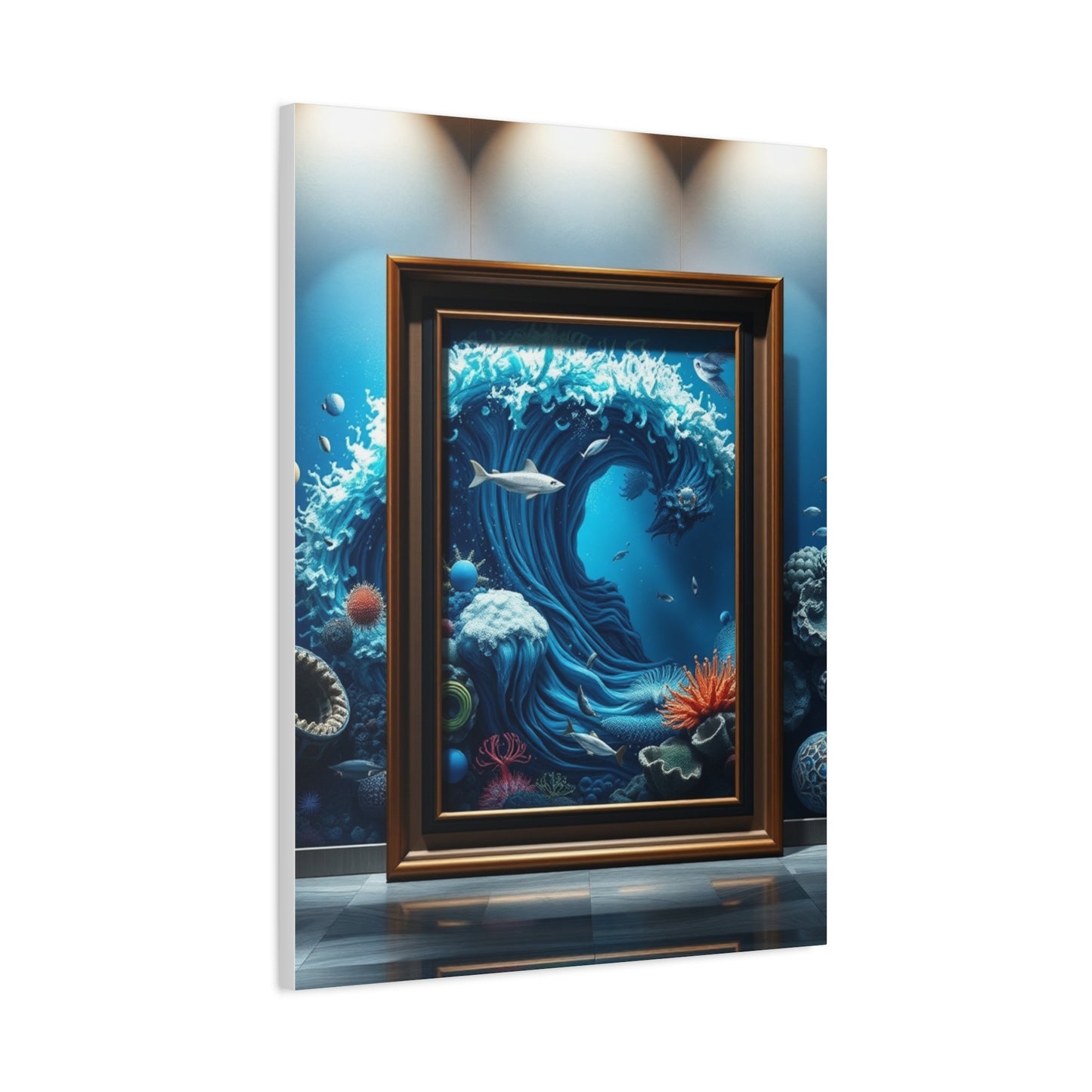 Azure Reverie Canvas Wall Art & Canvas Print