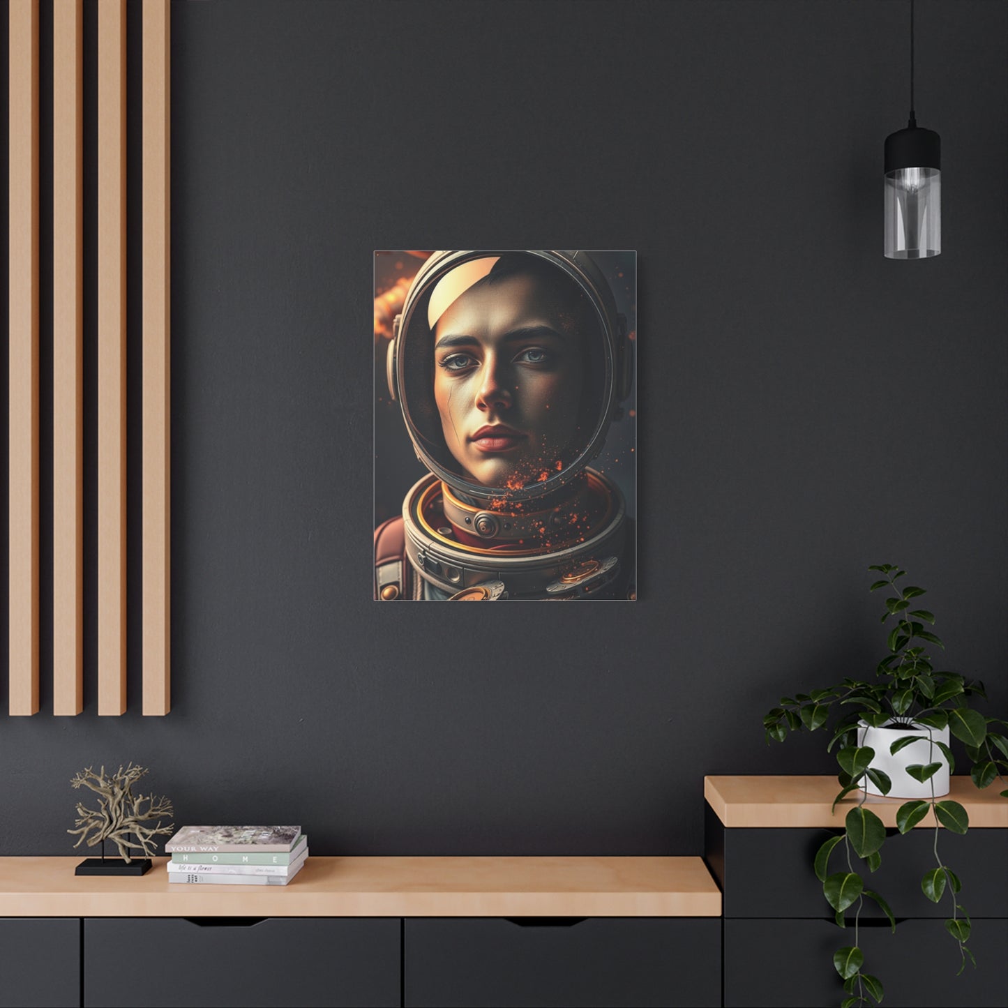 Galactic Luminosity Canvas Wall Art & Canvas Print