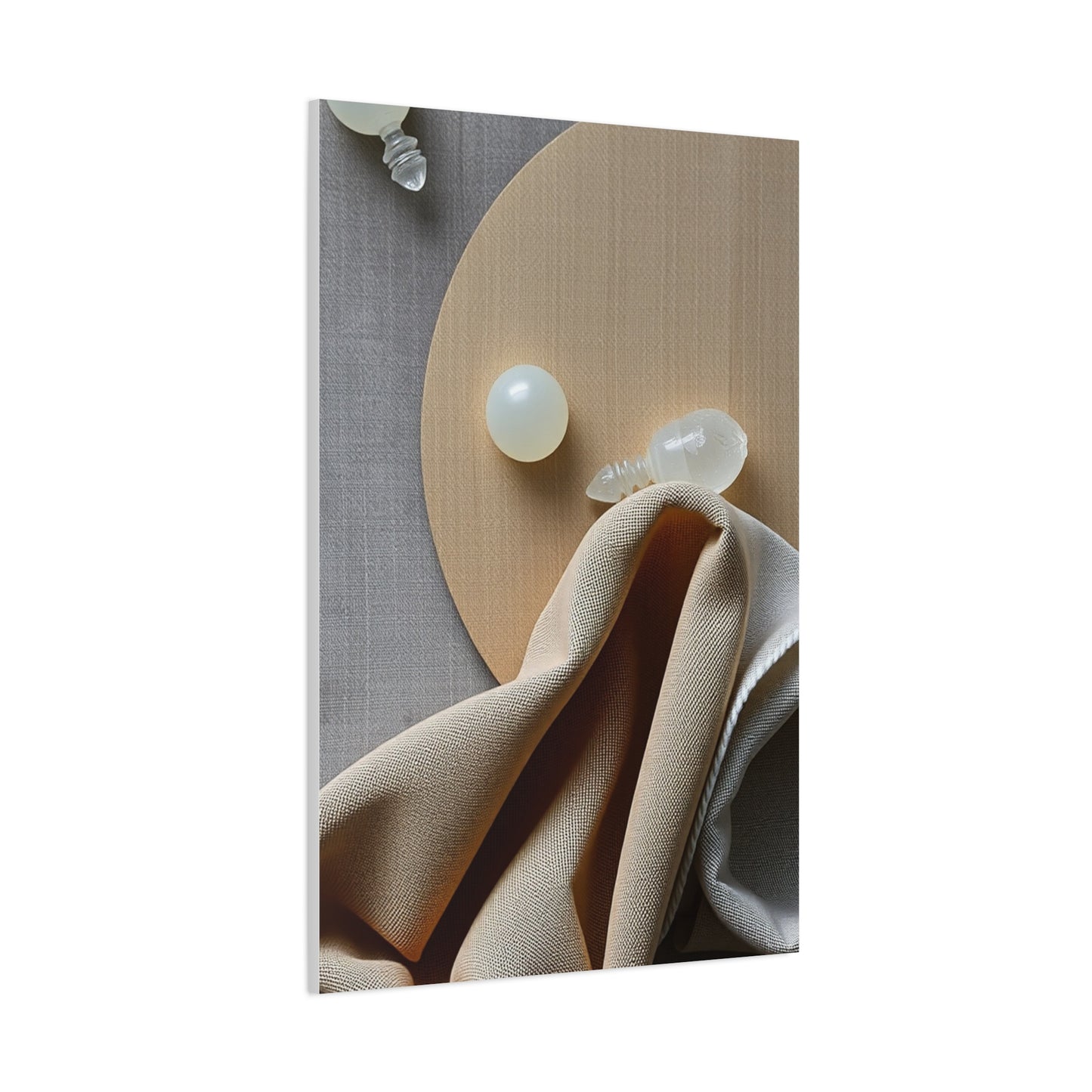 Supreme Taupe, Linen, and Gray Art Collection Wall Art & Canvas Print