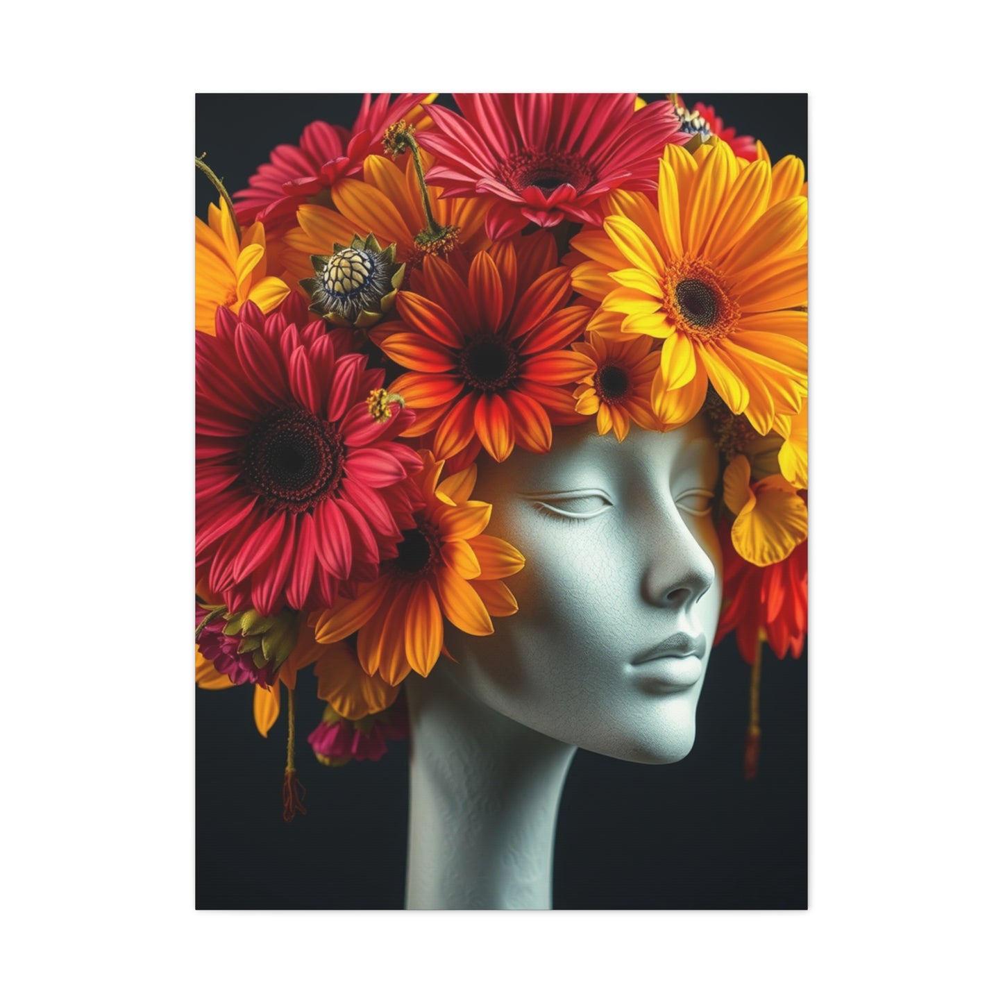 Floral Splendor Tableau Wall Art & Canvas Print