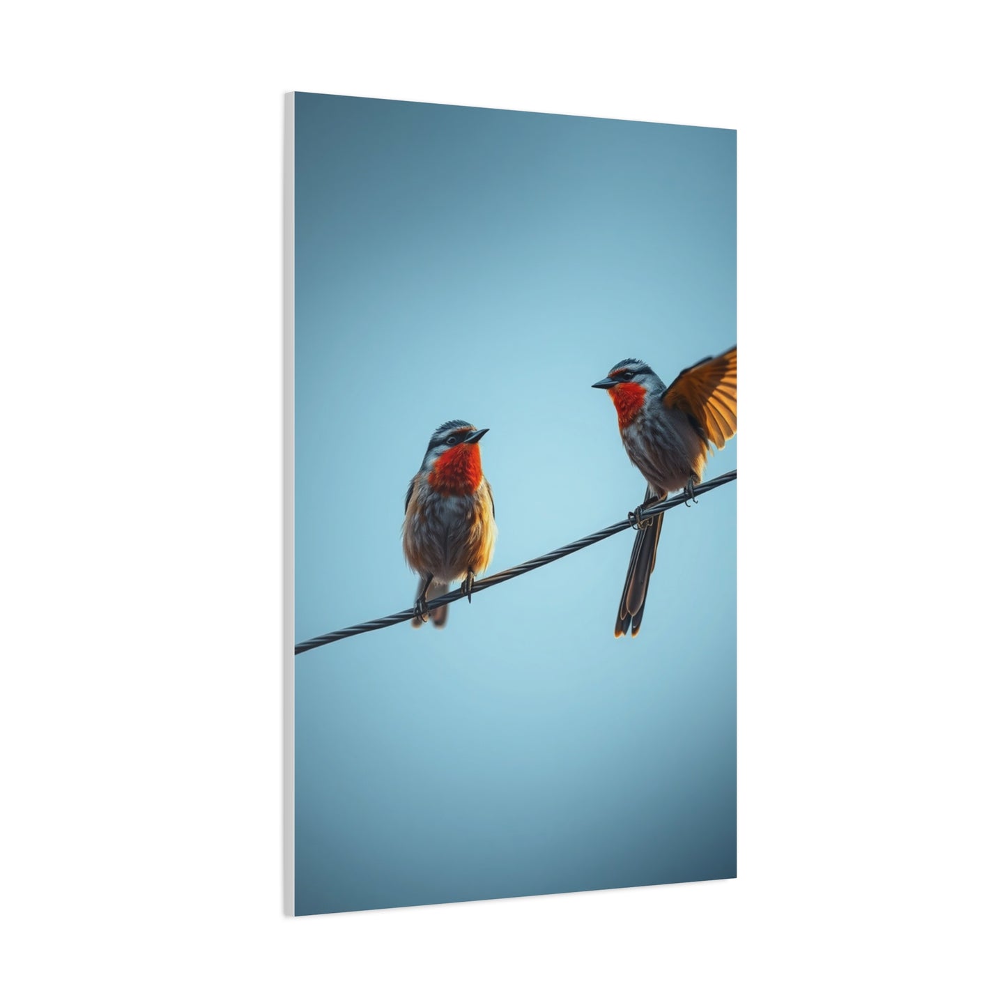 Elite Birds On a Wire Art Vision Wall Art & Canvas Print