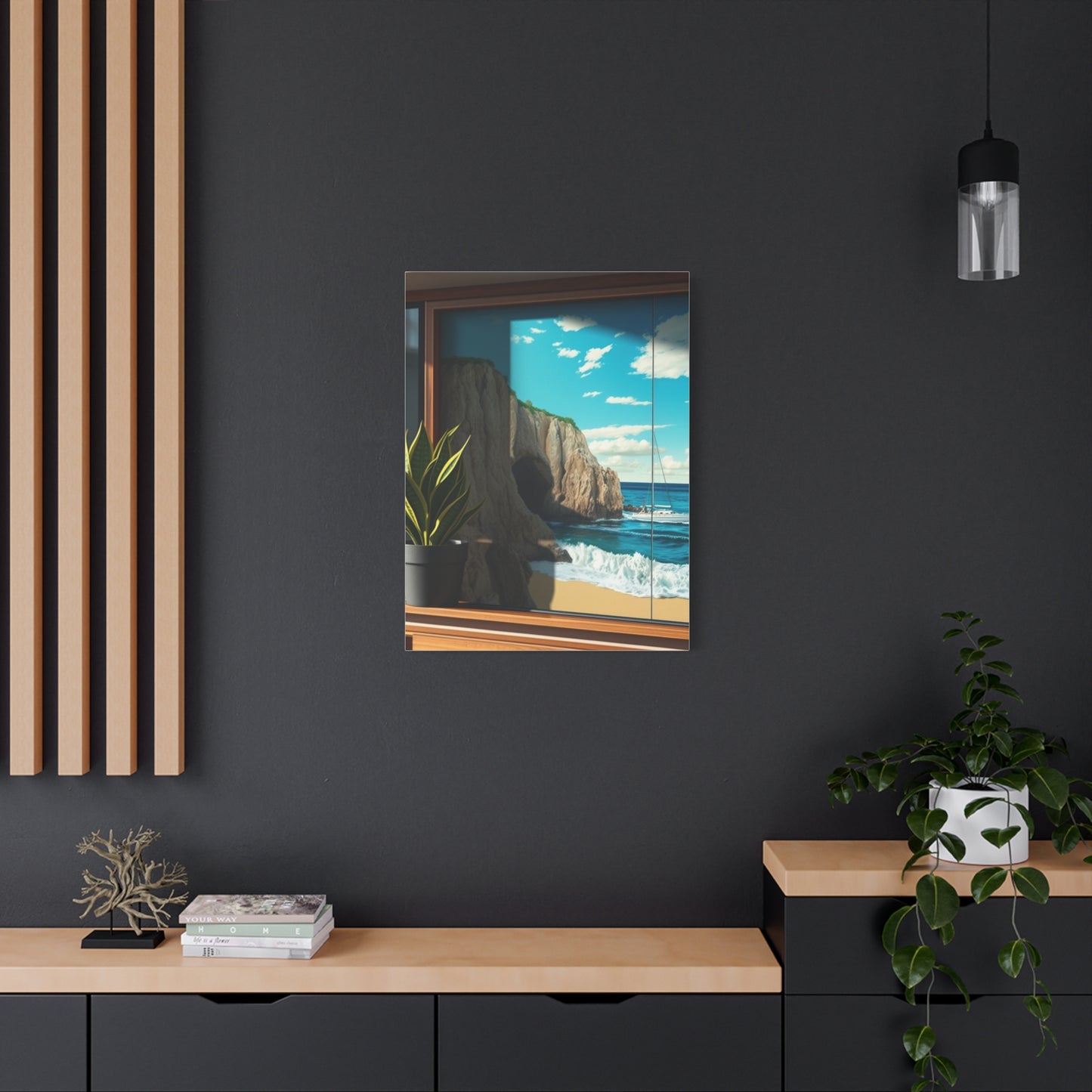 Azure Horizon Masterpiece Wall Art & Canvas Print