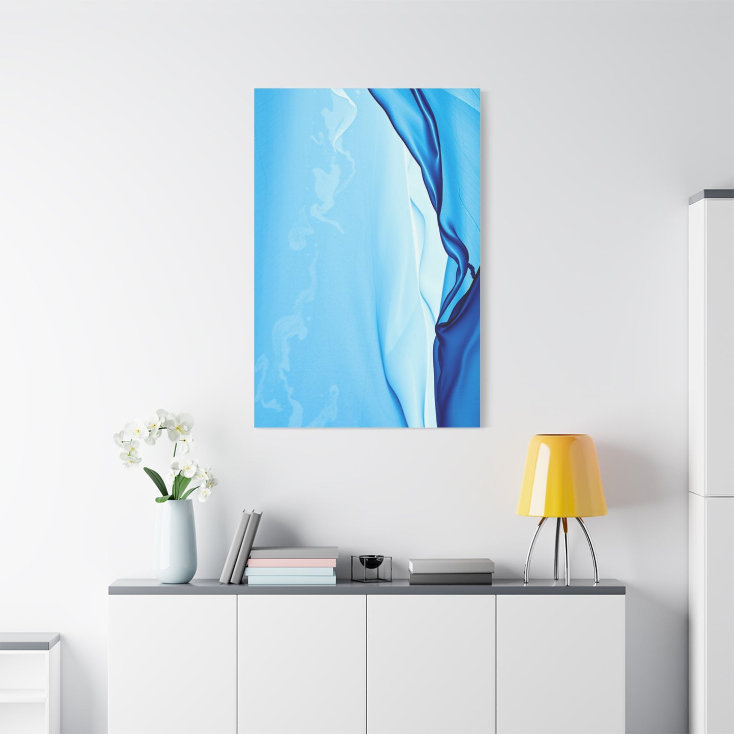 Masterpiece Blue and White Art Vision Wall Art & Canvas Print