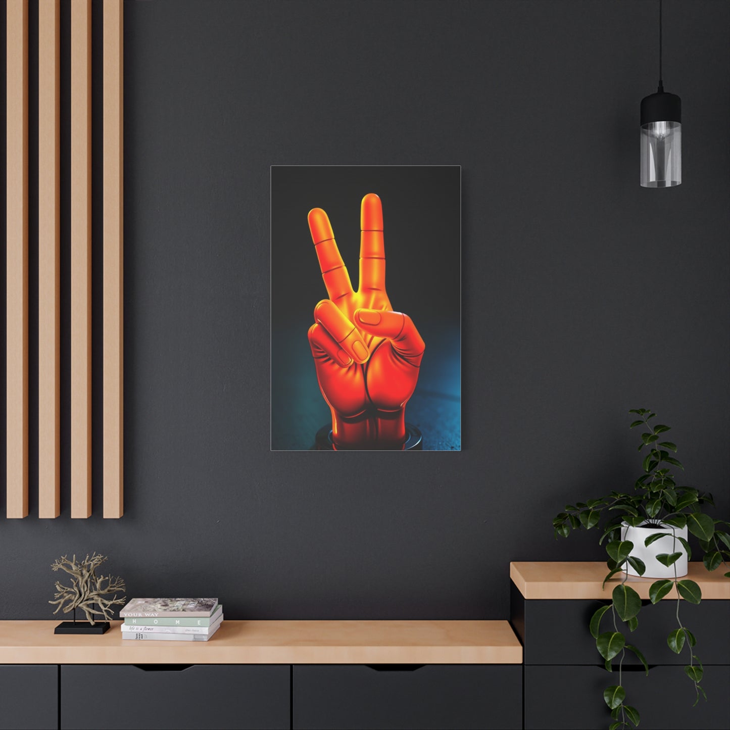 Elite Peace Sign Art Vision Wall Art & Canvas Print