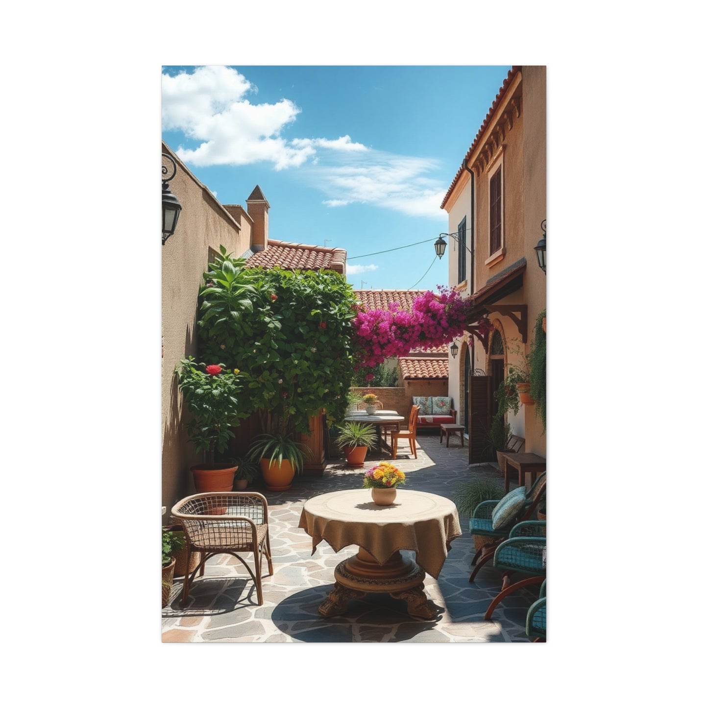 Vision Mediterranean Decor Art Art Wall Art & Canvas Print