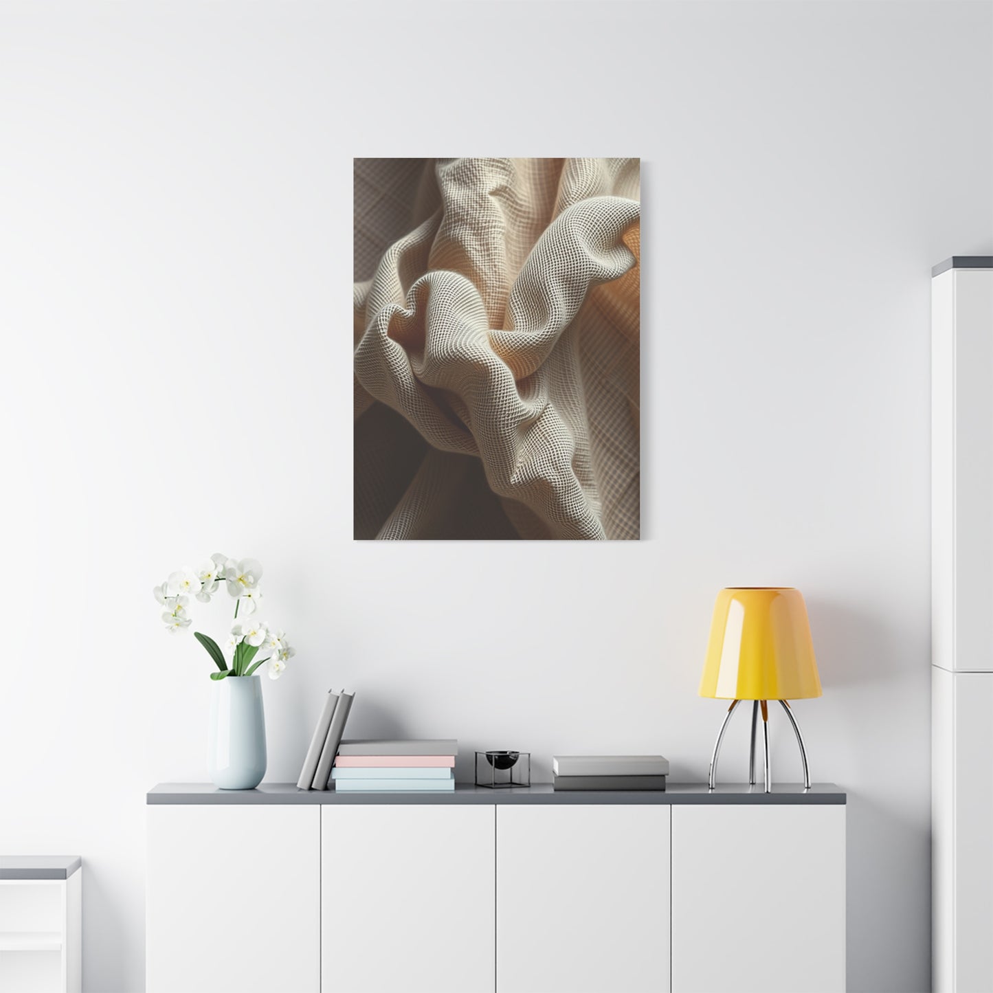 Supreme Taupe, Linen, and Gray Art Collection Wall Art & Canvas Print