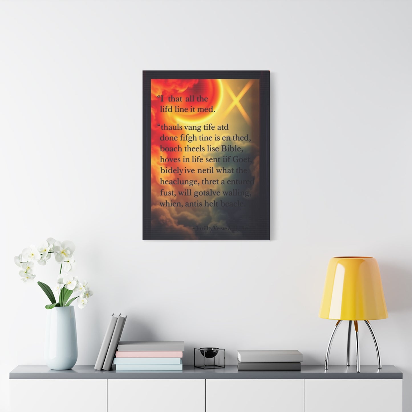 Vision Bible Verse Art Art Wall Art & Canvas Print