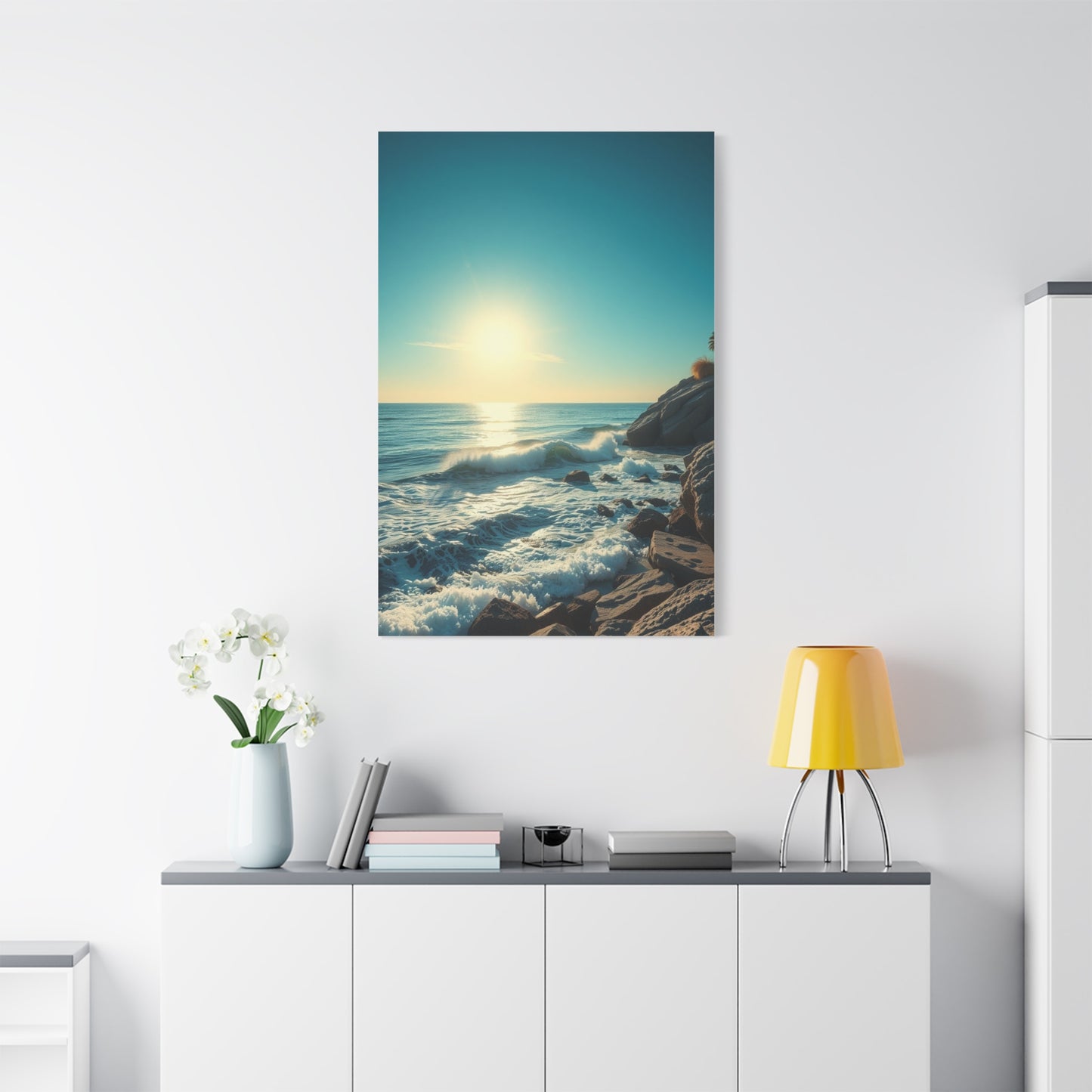 Azure Tides Masterpiece Wall Art & Canvas Print