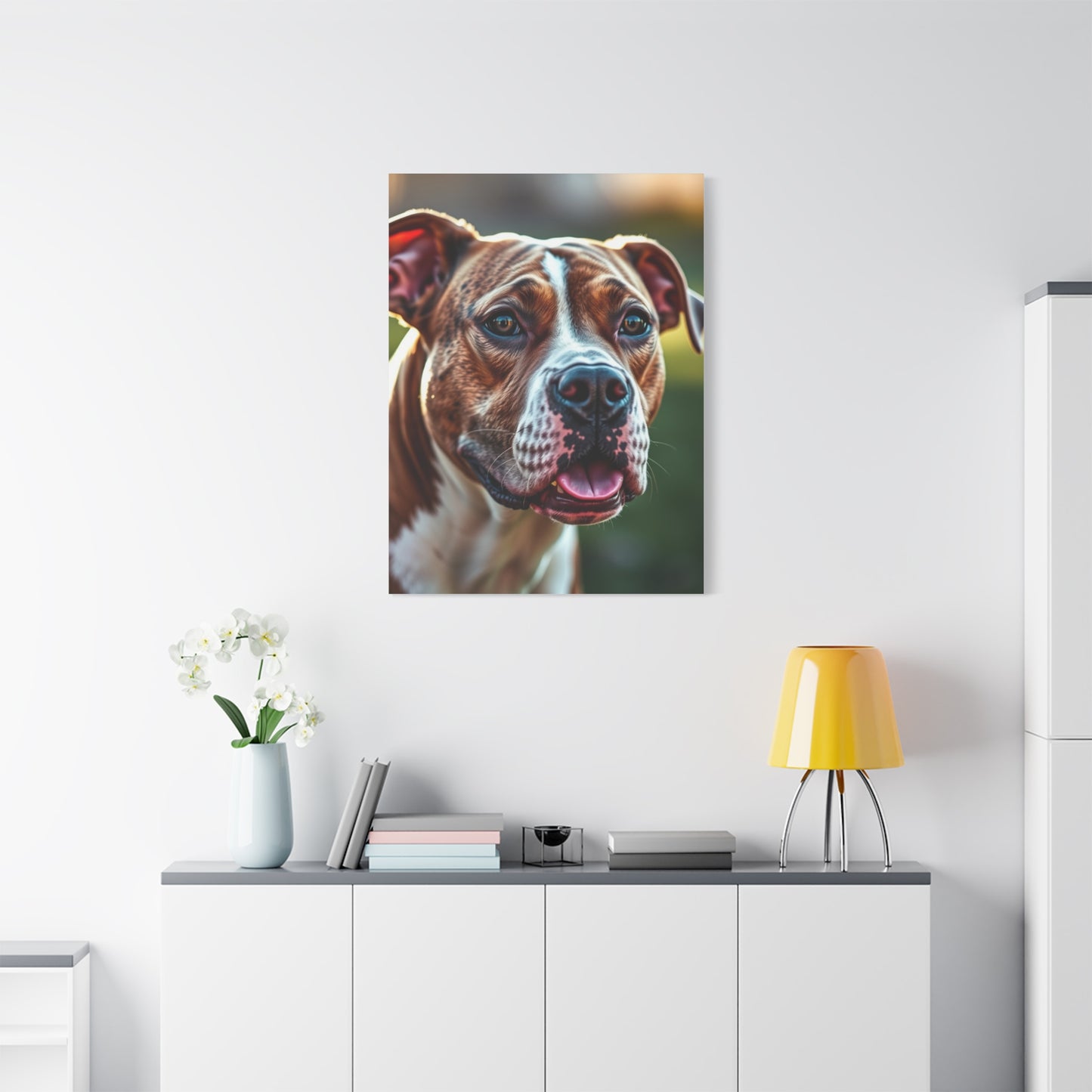 Pit Bull Art Supreme Gallery Wall Art & Canvas Print