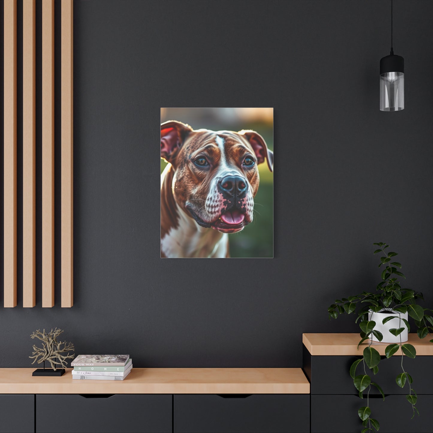 Pit Bull Art Supreme Gallery Wall Art & Canvas Print