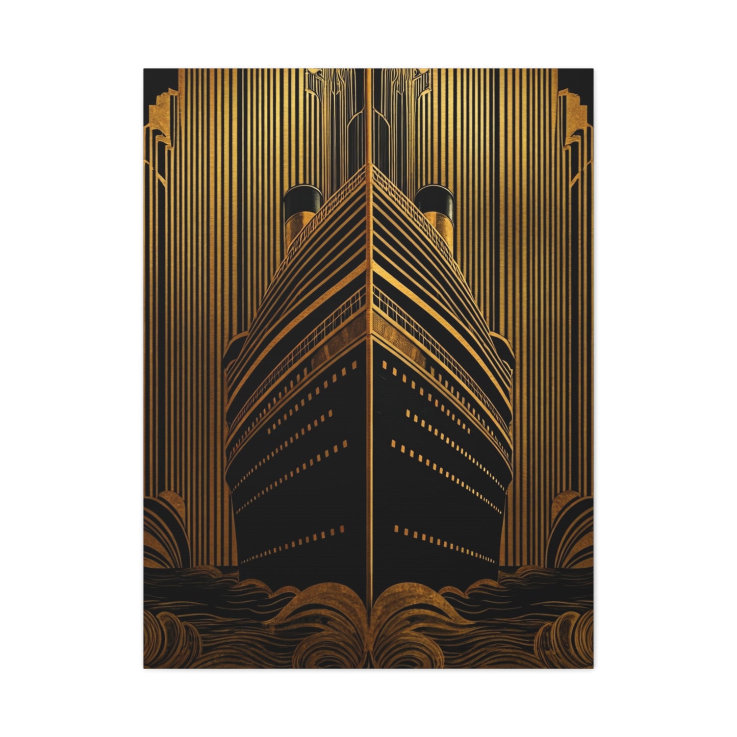 Titanic Majesty Art Deco Ship Wall Art & Canvas Prints