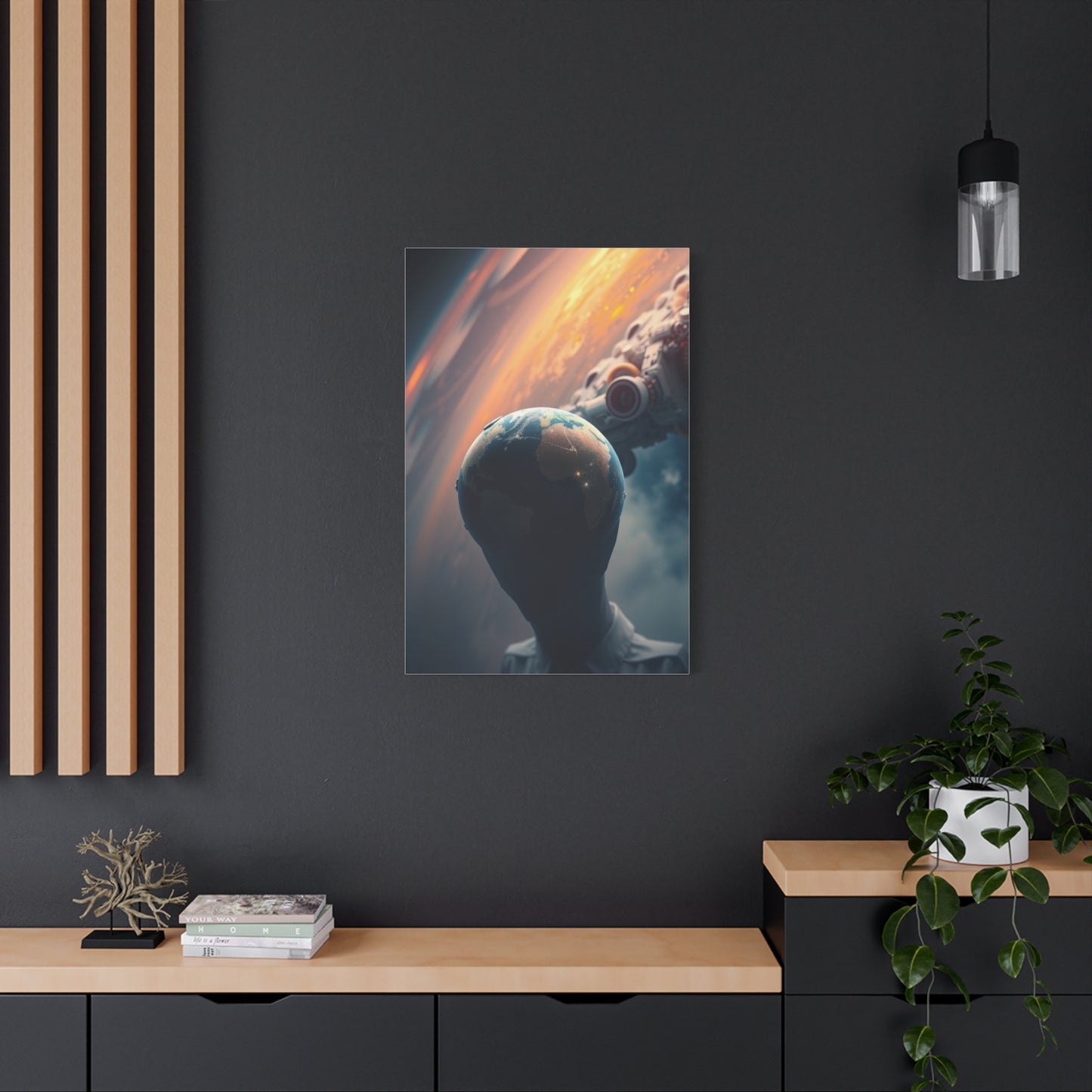 Lunar Radiance Portrait Wall Art & Canvas Print