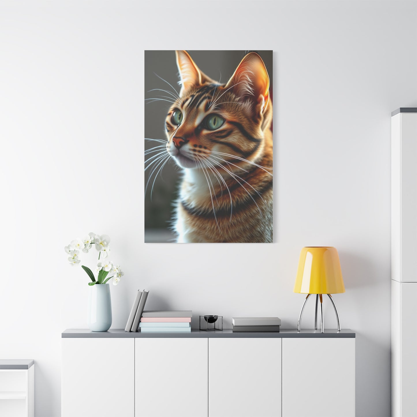 Supreme Tabby Cat Art Collection Wall Art & Canvas Print