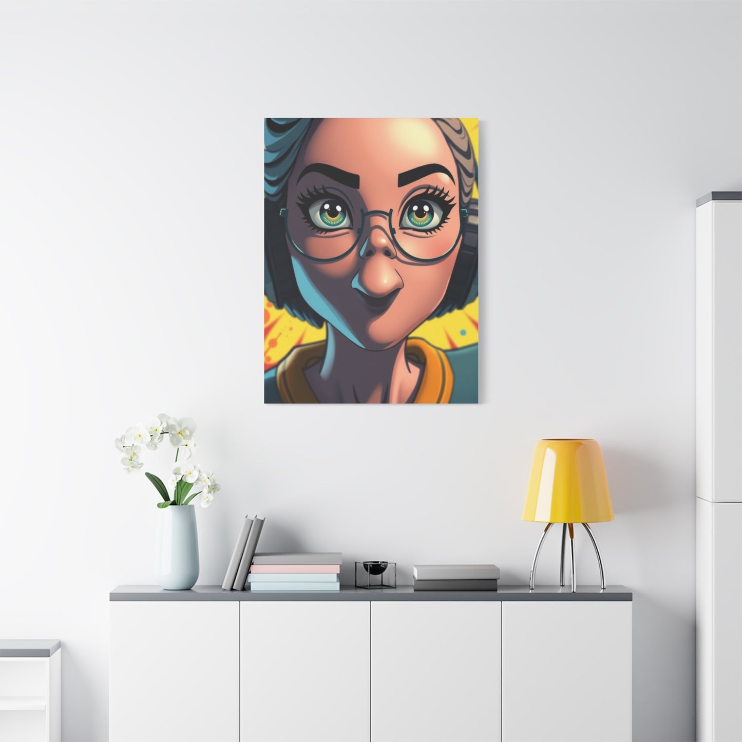 Stylish Vibrant Display Wall Art & Canvas Print