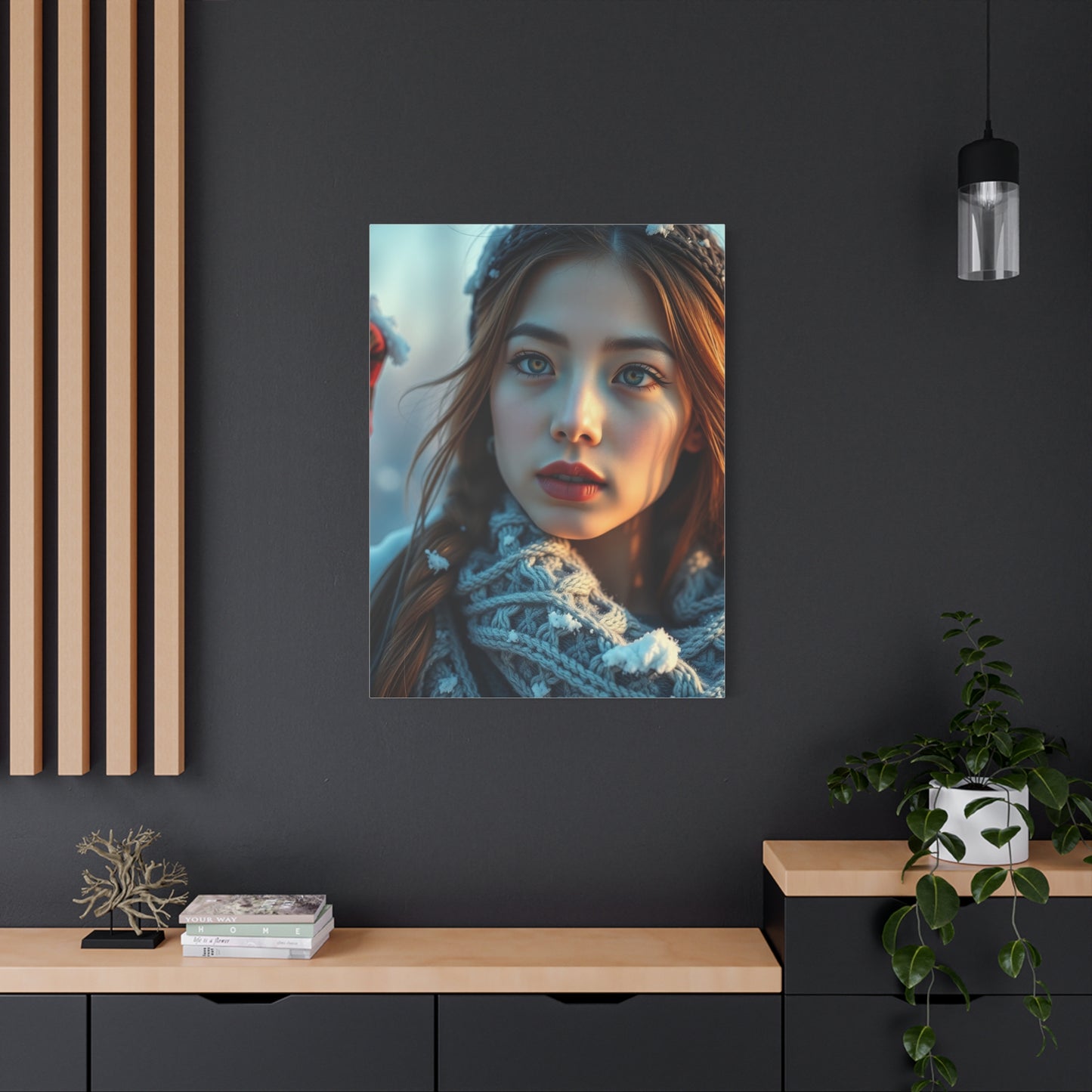 Silent Snowfall Elegance Wall Art & Canvas Print