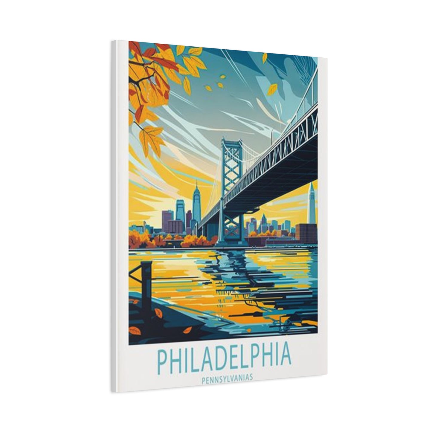 Steel Bridge Of Philadelphia Wall Art & Canvas Prints