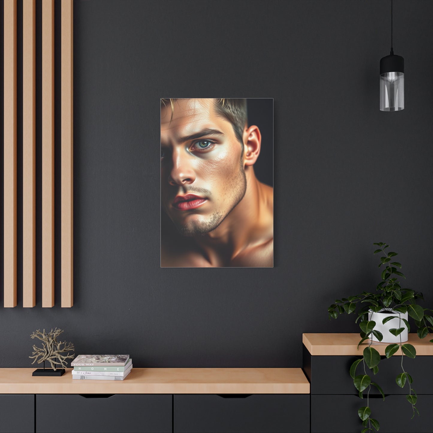 Vigorous Silhouette Tapestry wall art & canvas print