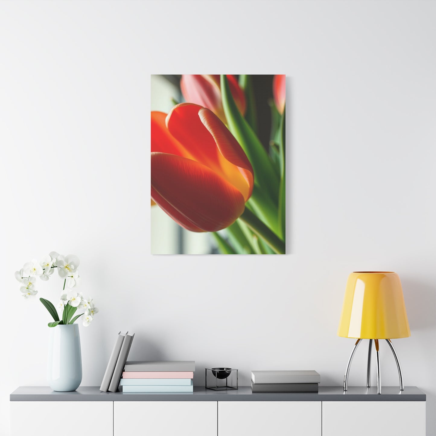 Supreme Tulip Flower Art Collection Wall Art & Canvas Print