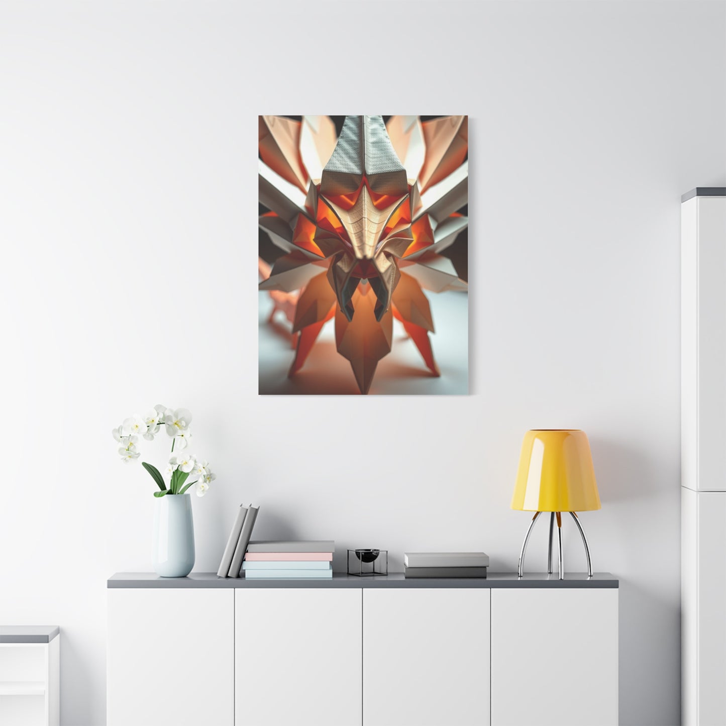 Origami Serenade Canvas Wall Art & Canvas Print