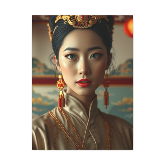 Chinoisere Art Refined Canvas Wall Art & Canvas Print