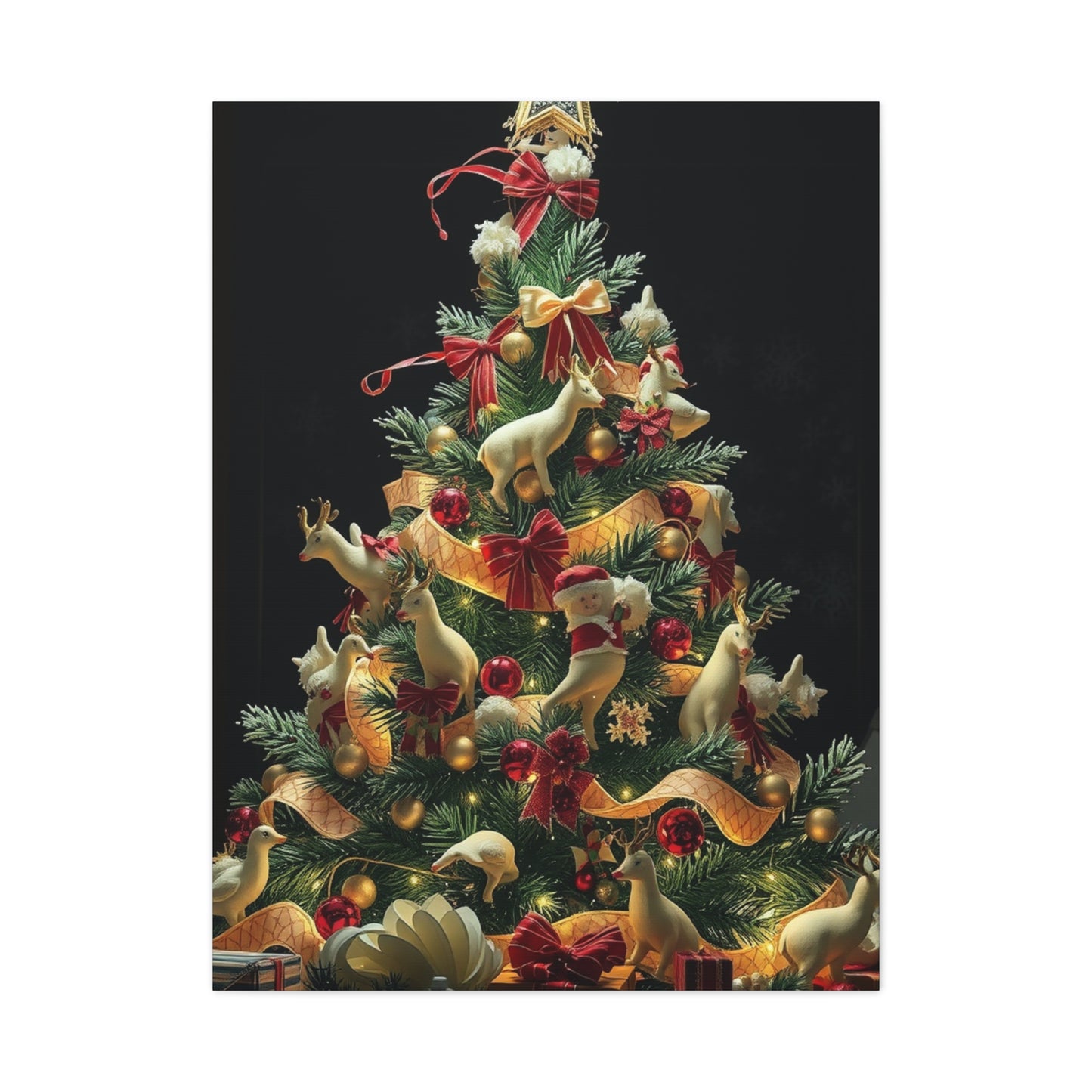 Timeless Yuletide Reverie Canvas