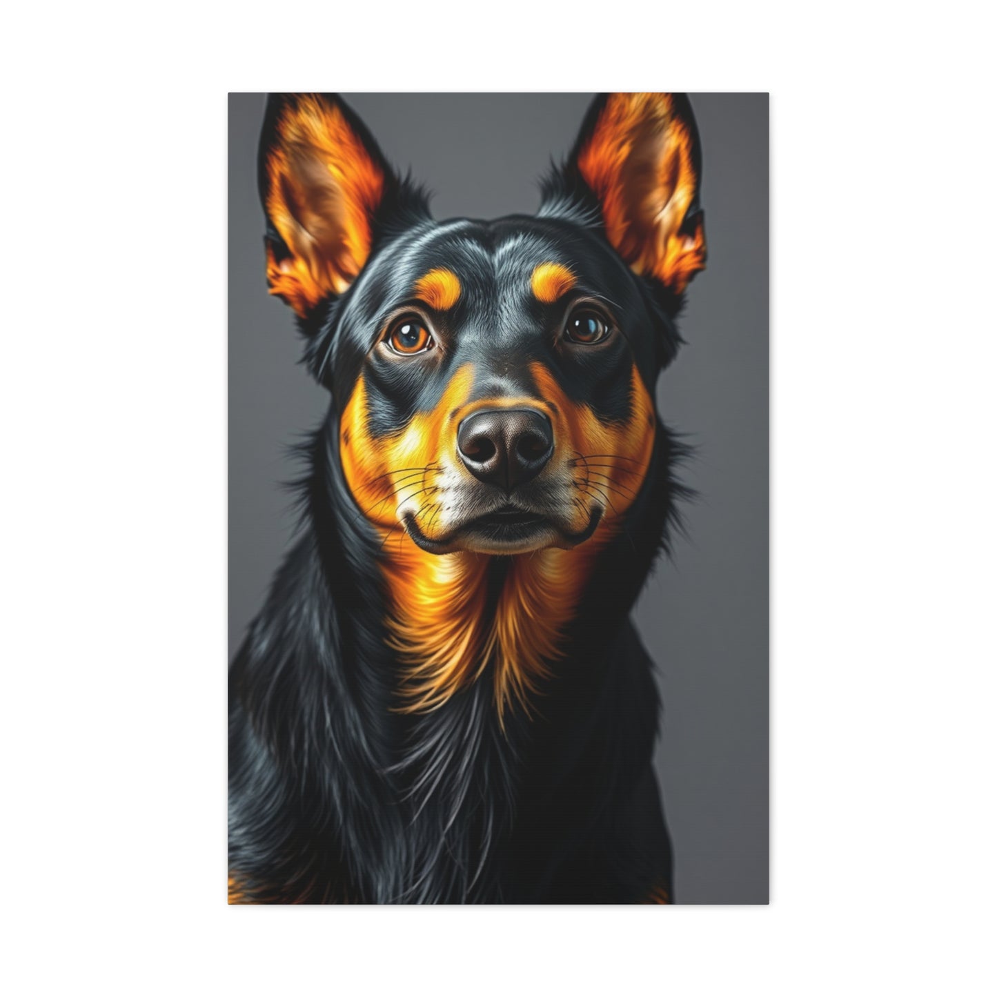Black and Tan Art Luxury Canvas Wall Art & Canvas Print