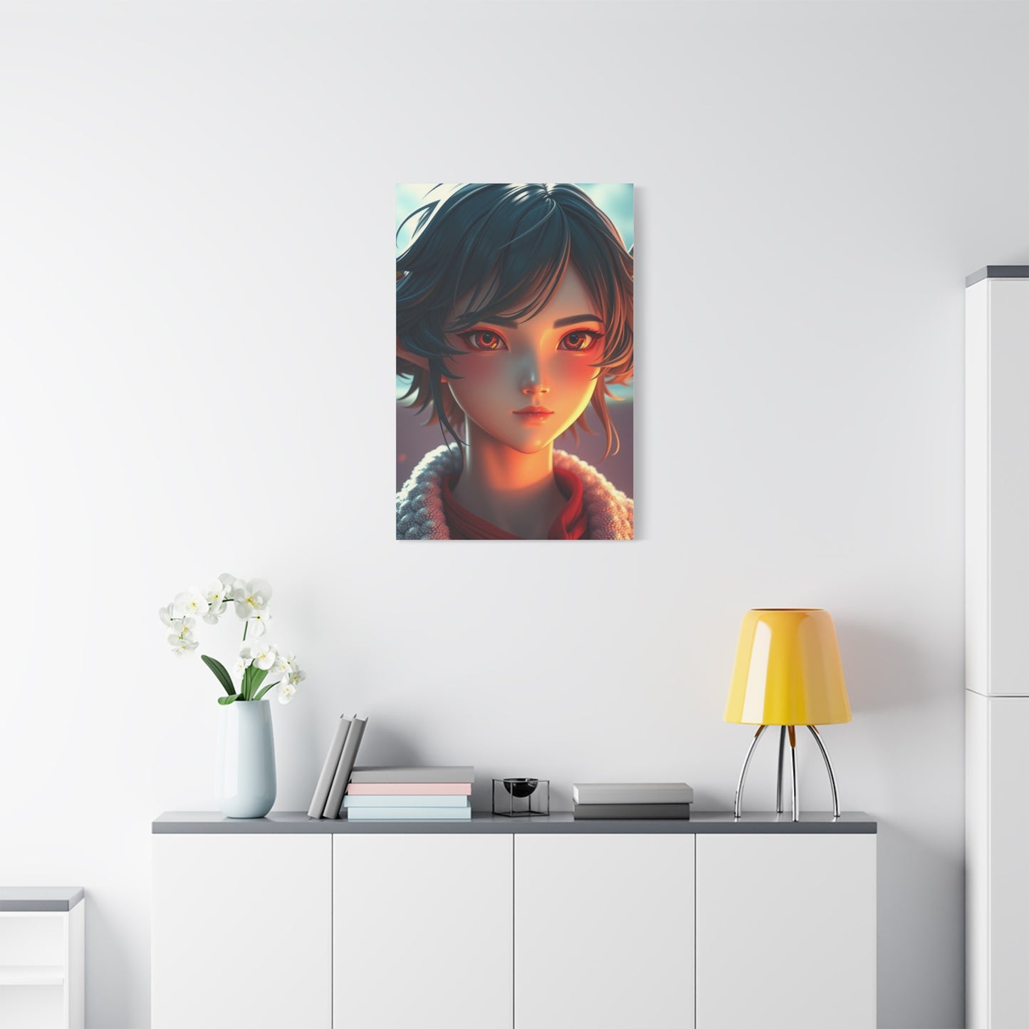 Radiant Pixel Pictorial Wall Art & Canvas Print