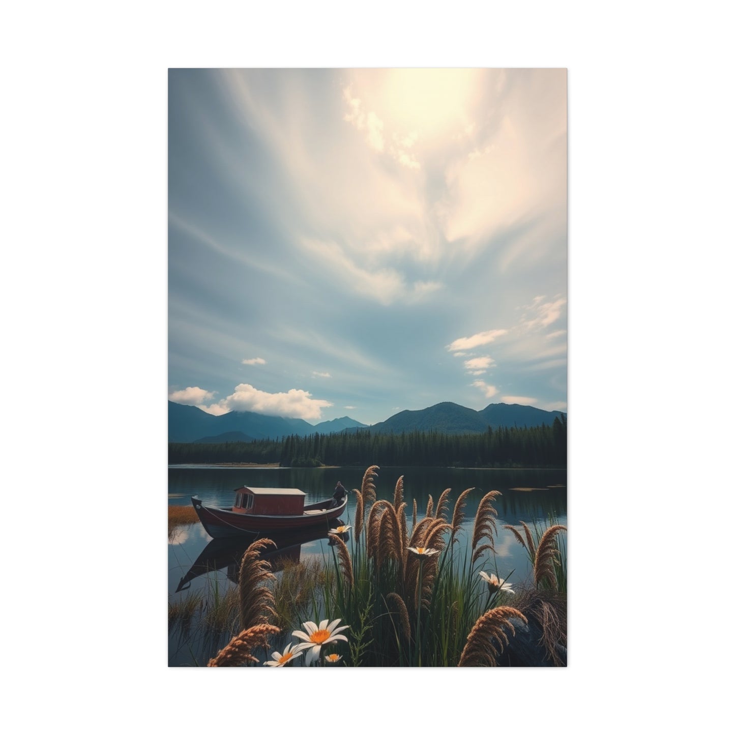 Serenity Reflections Canvas Wall Art & Canvas Print