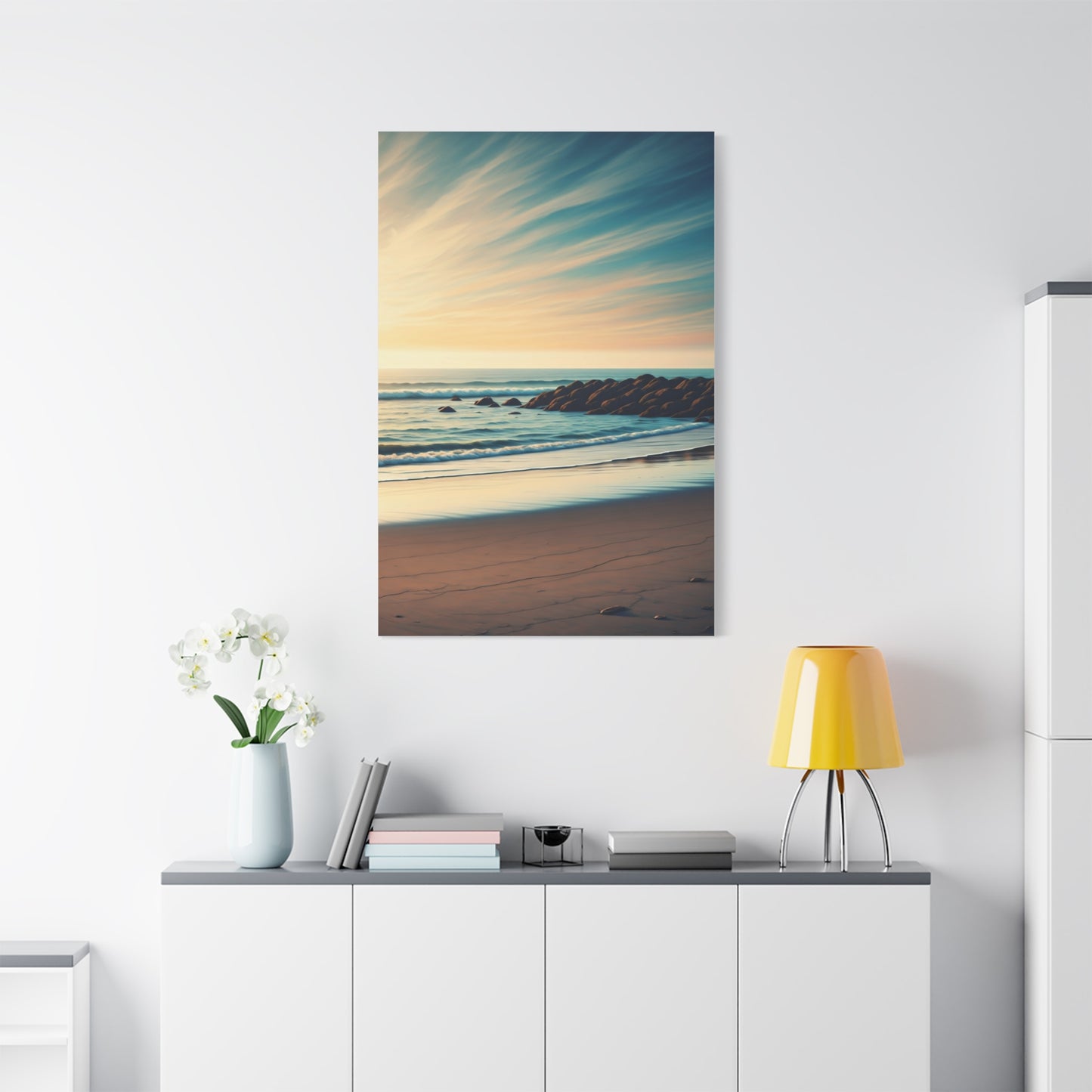 Soft Coastal Breeze Shoreline Wall Art & Canvas Prints