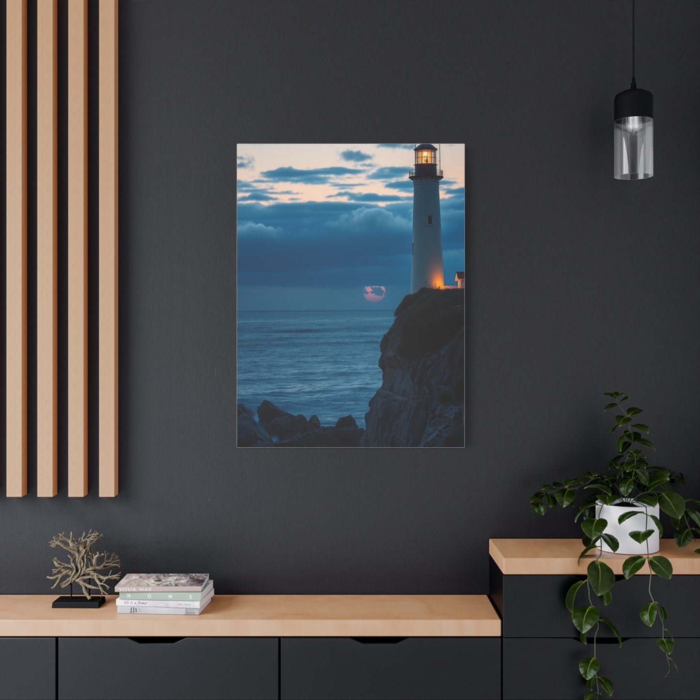Illuminated Shores Masterpiece Wall Art & Canvas Print