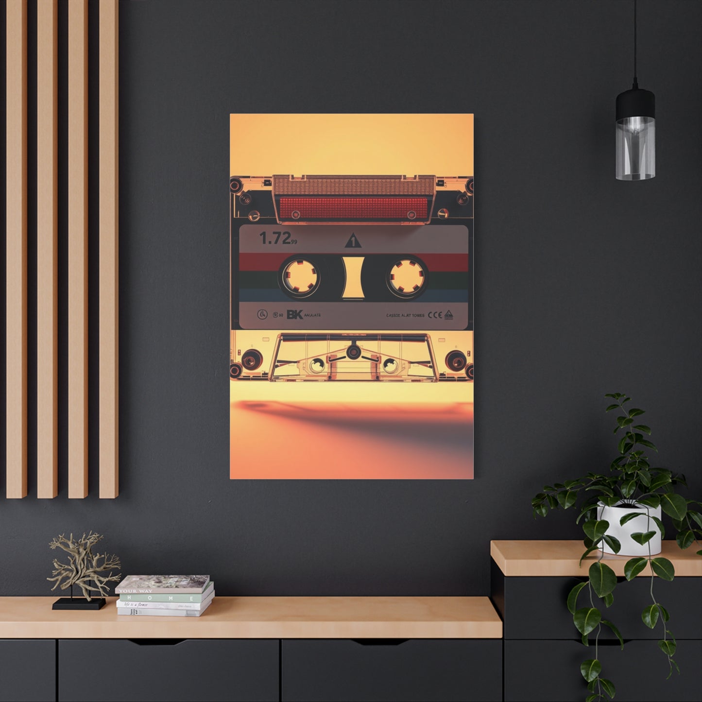 Cassette Tapes Art Luxury Canvas Wall Art & Canvas Print
