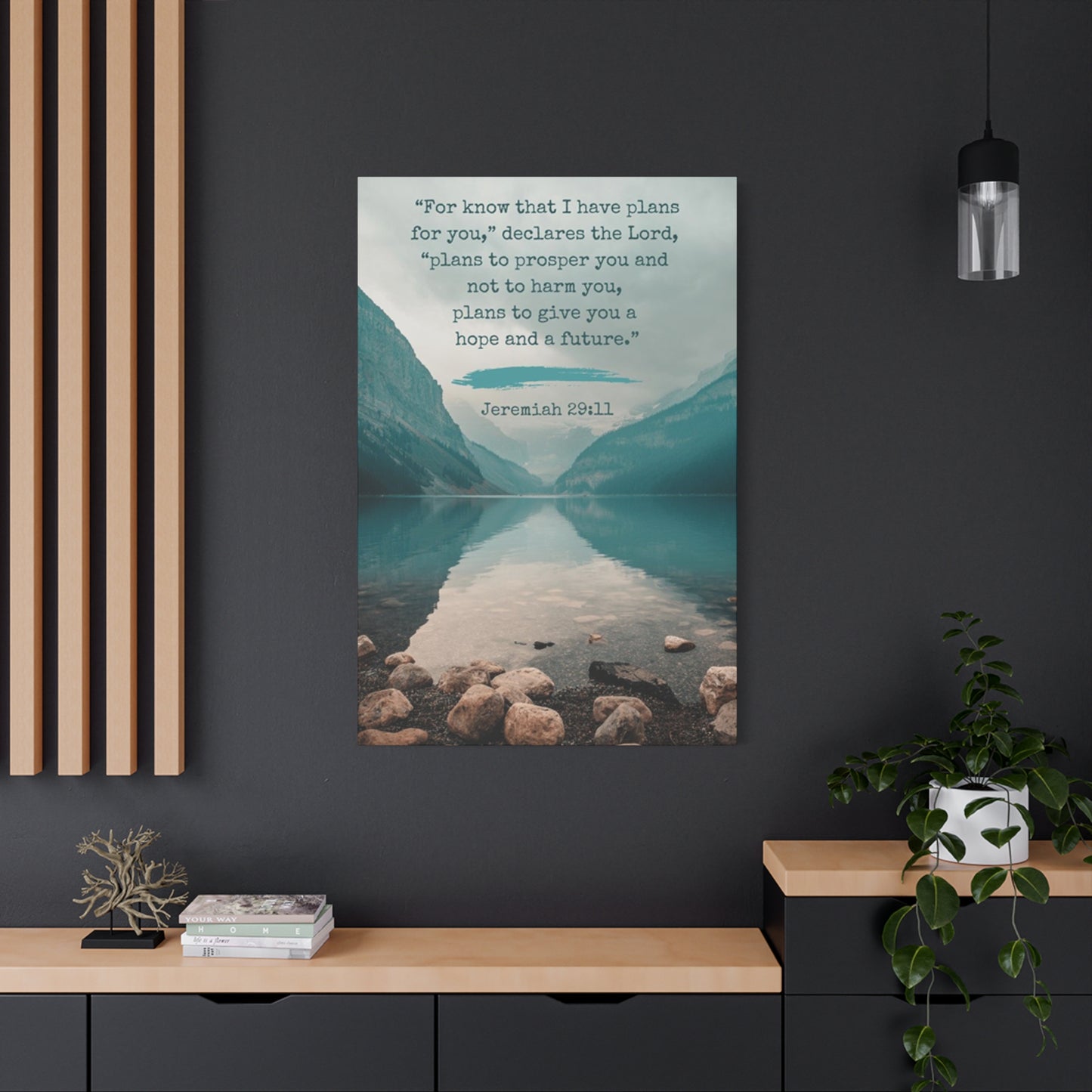 Jeremiah 29:11 Quote Poster Wall Art & Canvas Prints