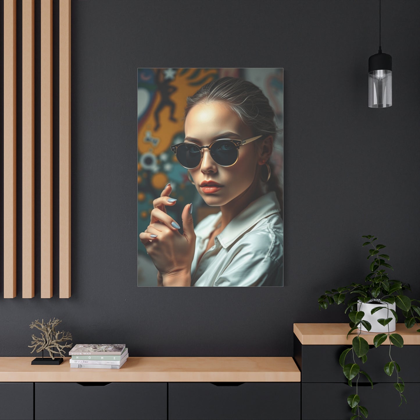 Sleek Artistic Reverie Wall Art & Canvas Print