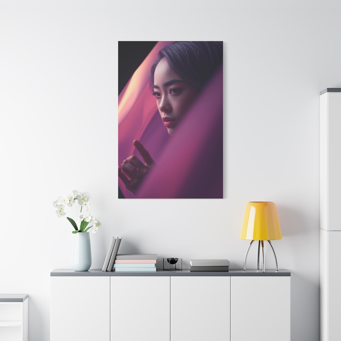 Imperial Violet Vignette Wall Art & Canvas Print