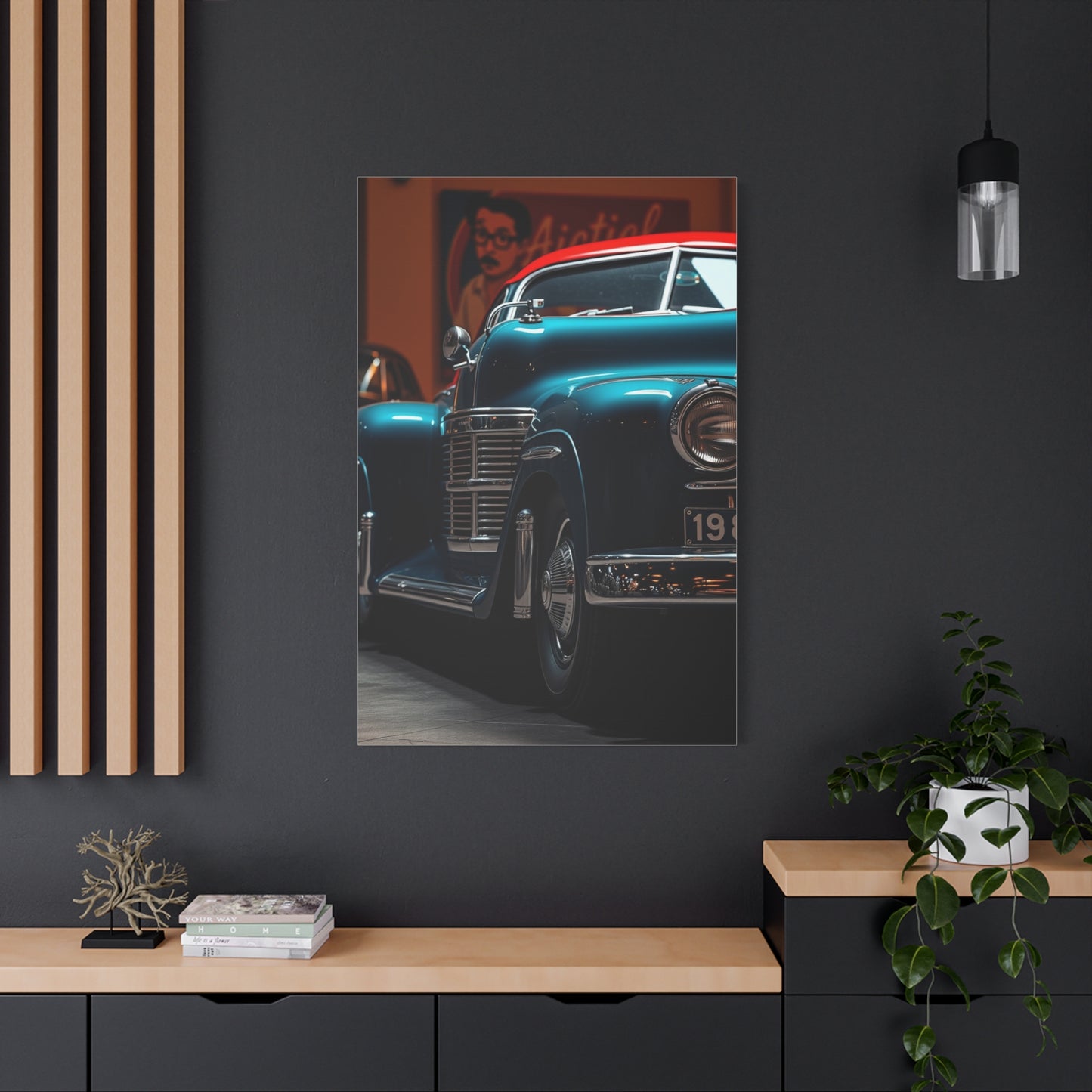Classic Car Reverie Canvas Wall Art & Canvas Print