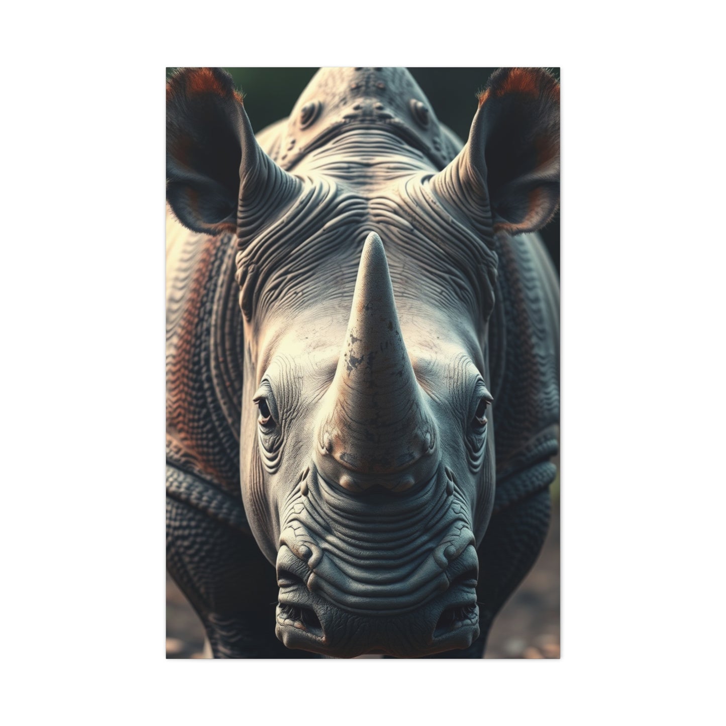 Masterpiece Rhinoceros Art Vision Wall Art & Canvas Print